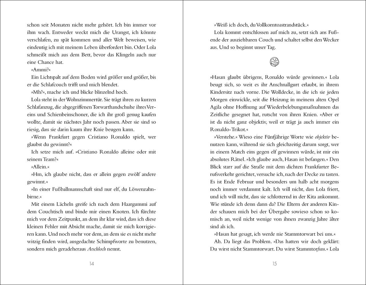Beispielinhalt (Bild) Funkenstille (Sweet Lemon Agency, Band 3)
