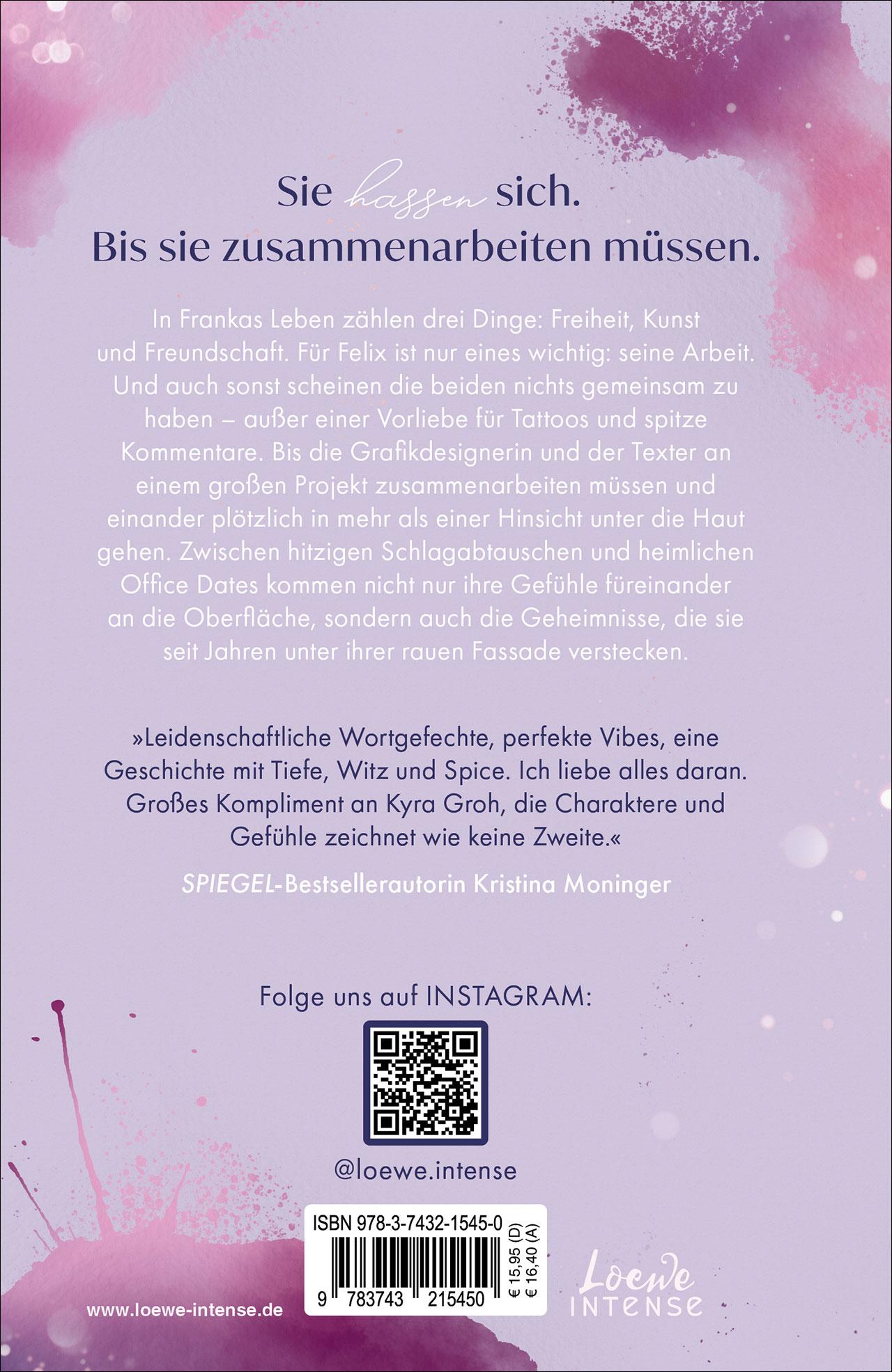 Rückseitencover Farbenrauschen (Sweet Lemon Agency, Band 2)