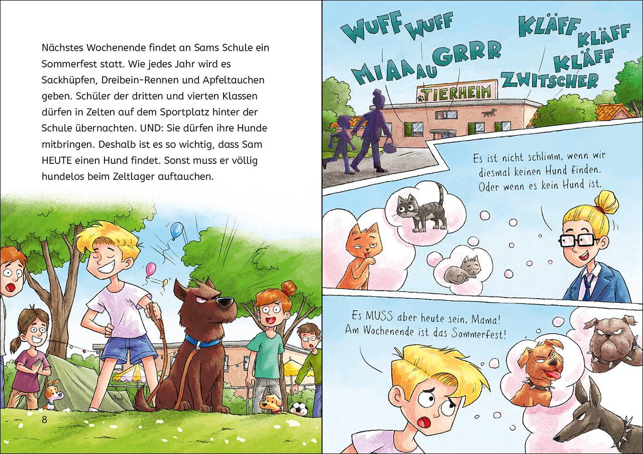 Beispielinhalt (Bild) Leselöwen 3. Klasse - Wie zähmt man einen Drachen?