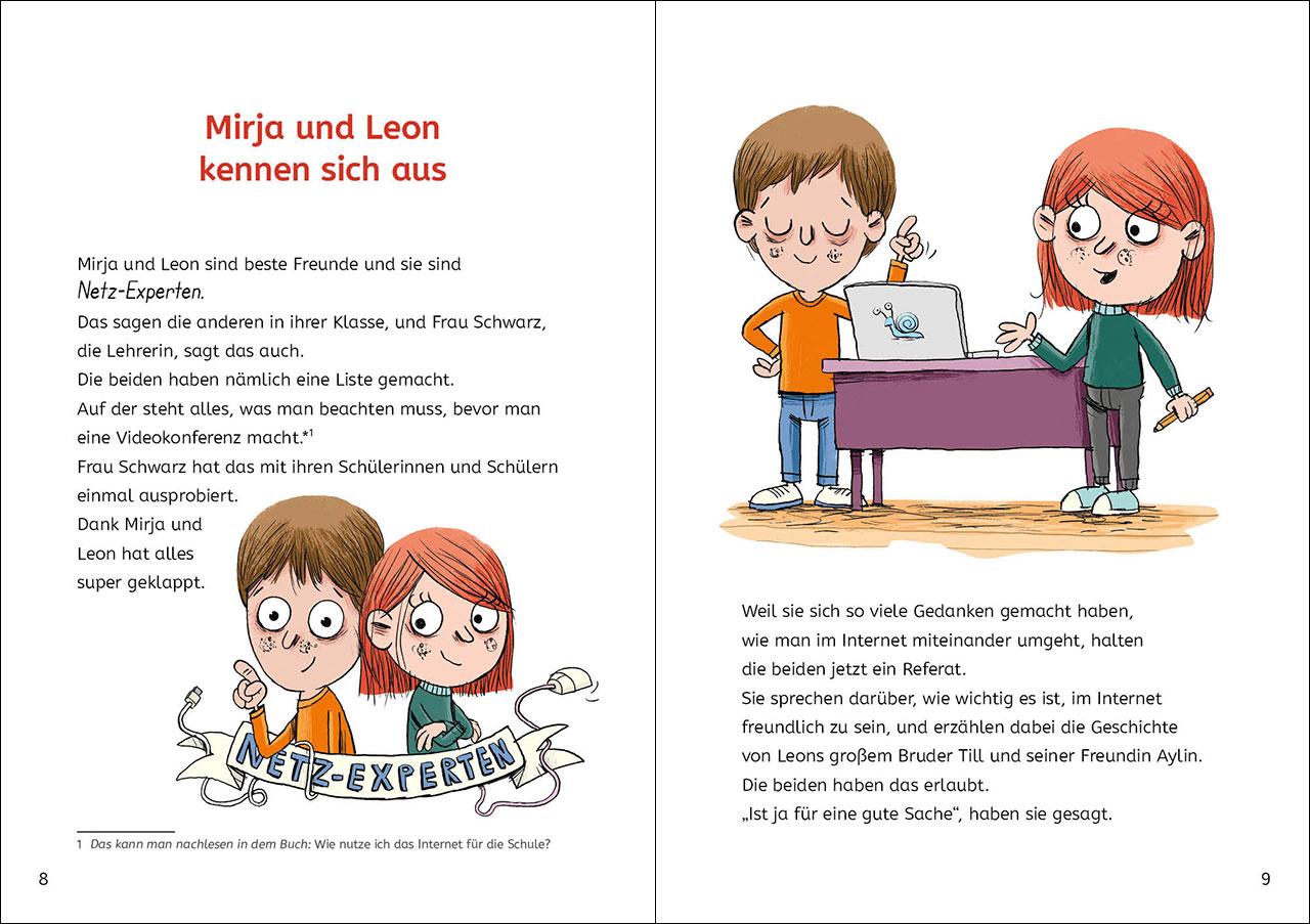 Beispielinhalt (Bild) Sicher im Netz! Wie schütze ich mich vor Missbrauch und Betrug? (Starke Kinder, glückliche Eltern)