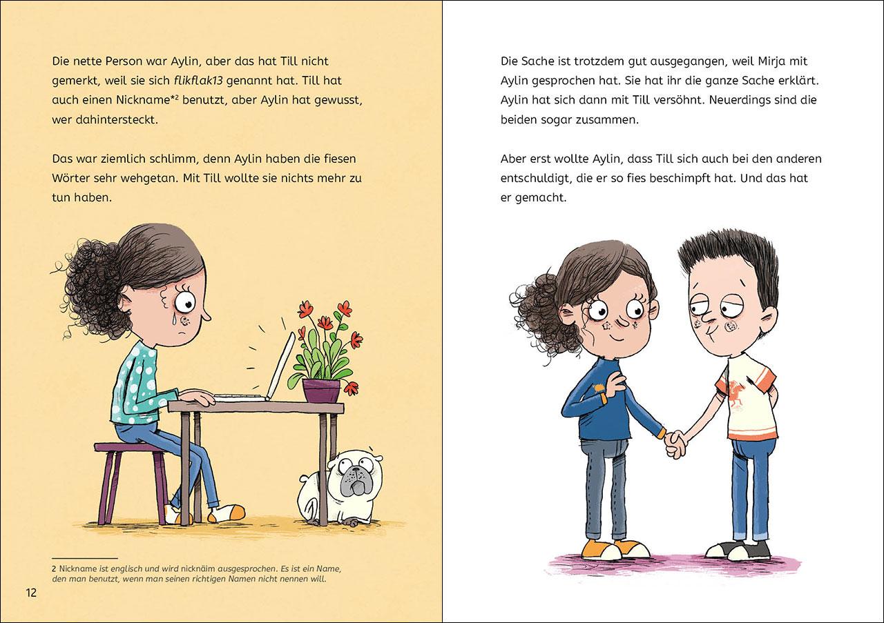 Beispielinhalt (Bild) Sicher im Netz! Wie schütze ich mich vor Missbrauch und Betrug? (Starke Kinder, glückliche Eltern)