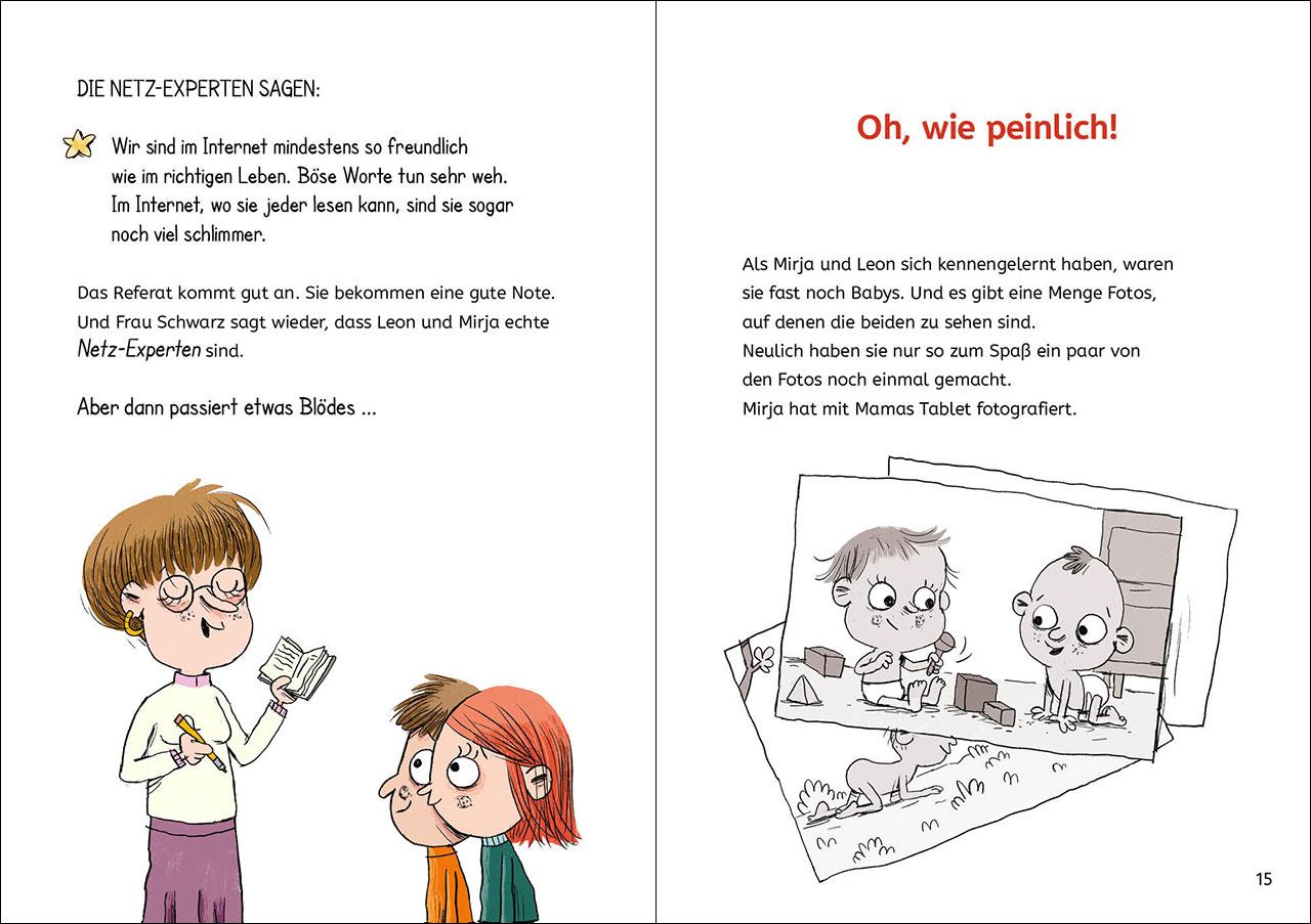 Beispielinhalt (Bild) Sicher im Netz! Wie schütze ich mich vor Missbrauch und Betrug? (Starke Kinder, glückliche Eltern)