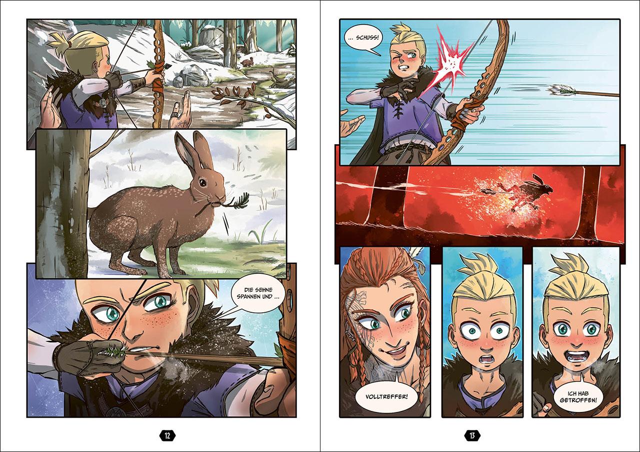 Beispielinhalt (Bild) Ragnarök (Band 1) - Fenriswolf