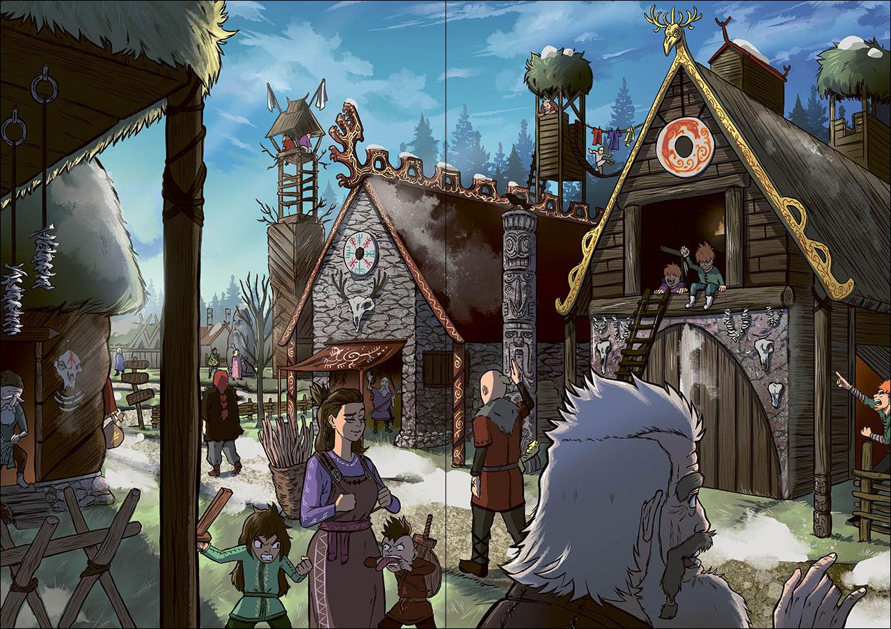 Beispielinhalt (Bild) Ragnarök (Band 1) - Fenriswolf