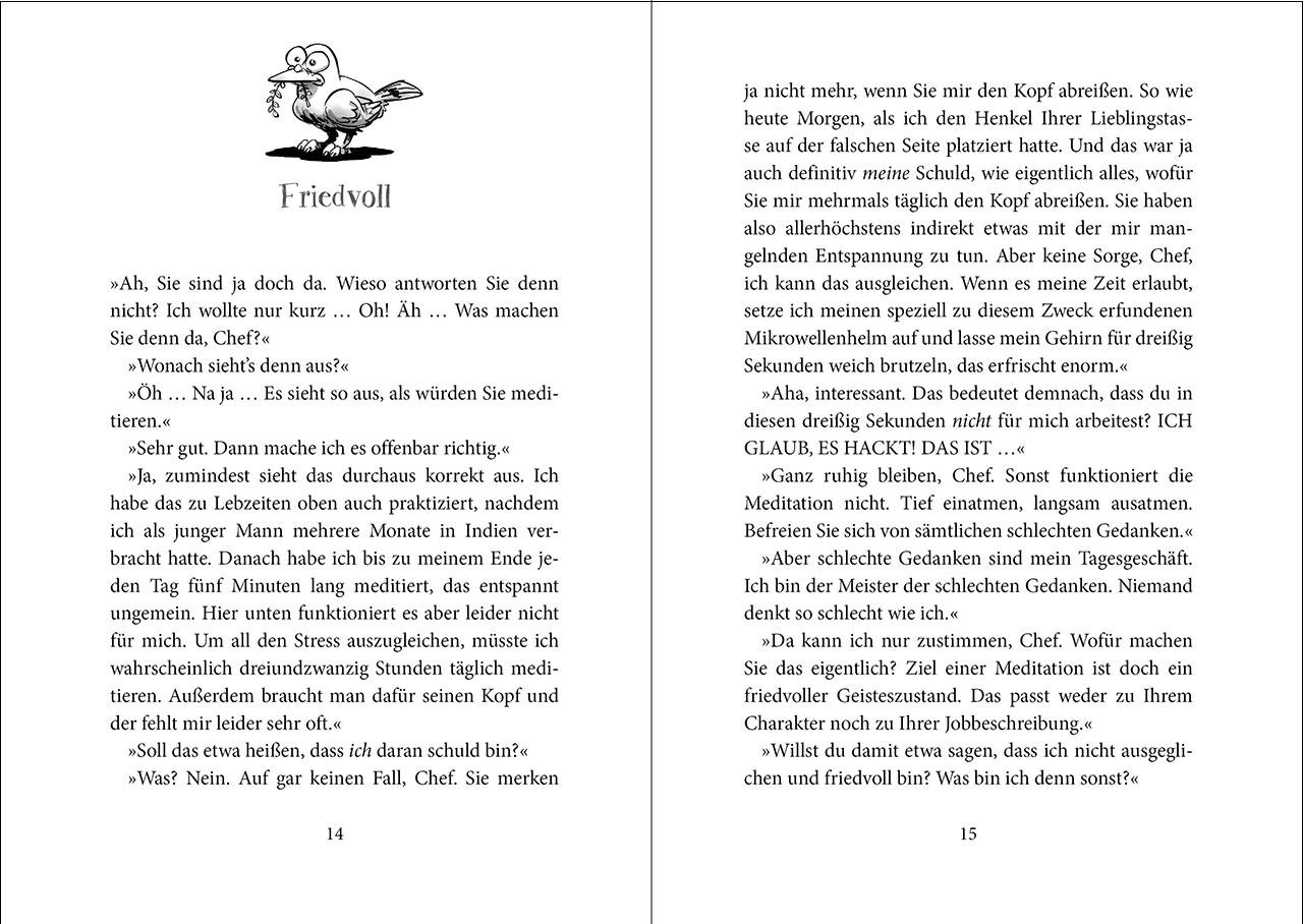 Beispielinhalt (Bild) Luzifer junior (Band 15) - Klassenfahrt ins Geisterschloss