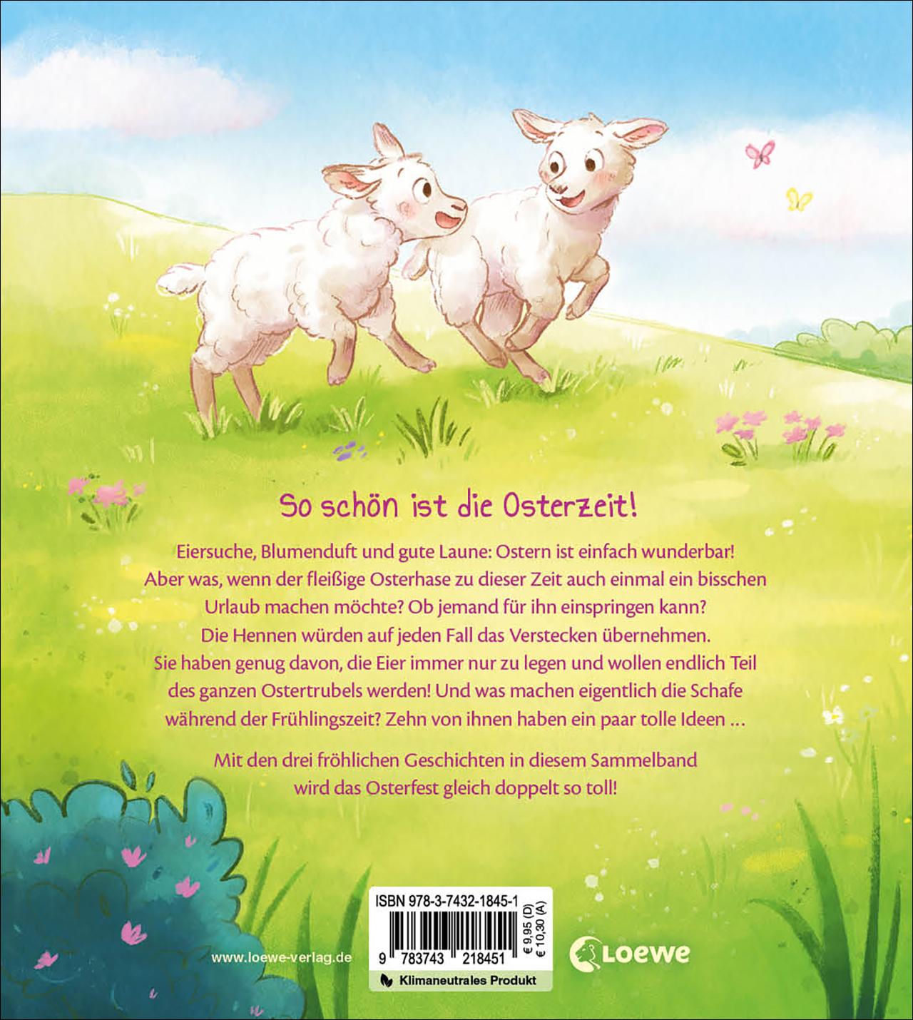Rückseitencover Frohe Ostern auf der Frühlingswiese