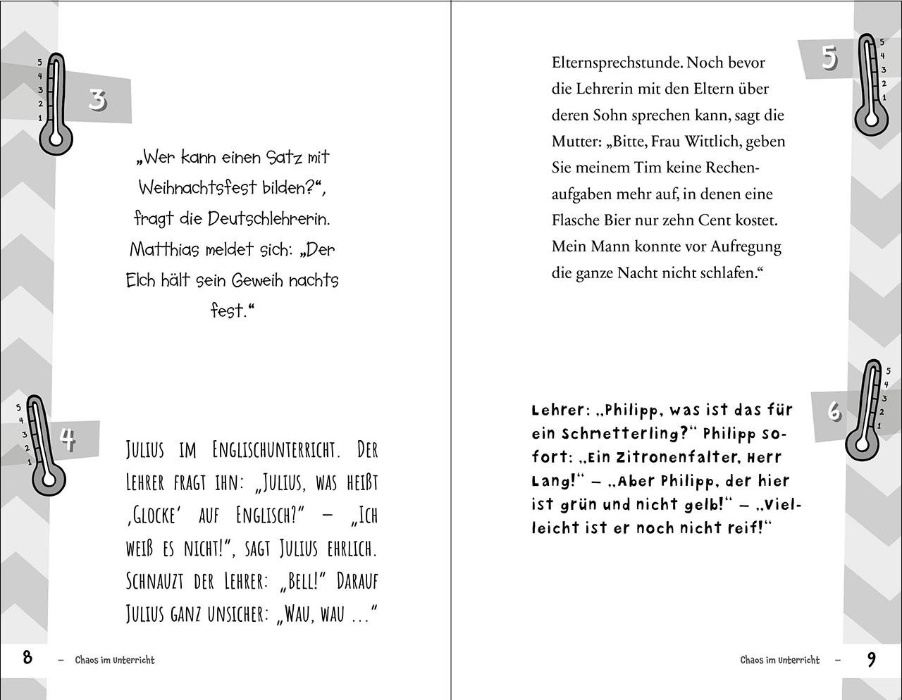 Beispielinhalt (Bild) 333 Kinderwitze - Schule