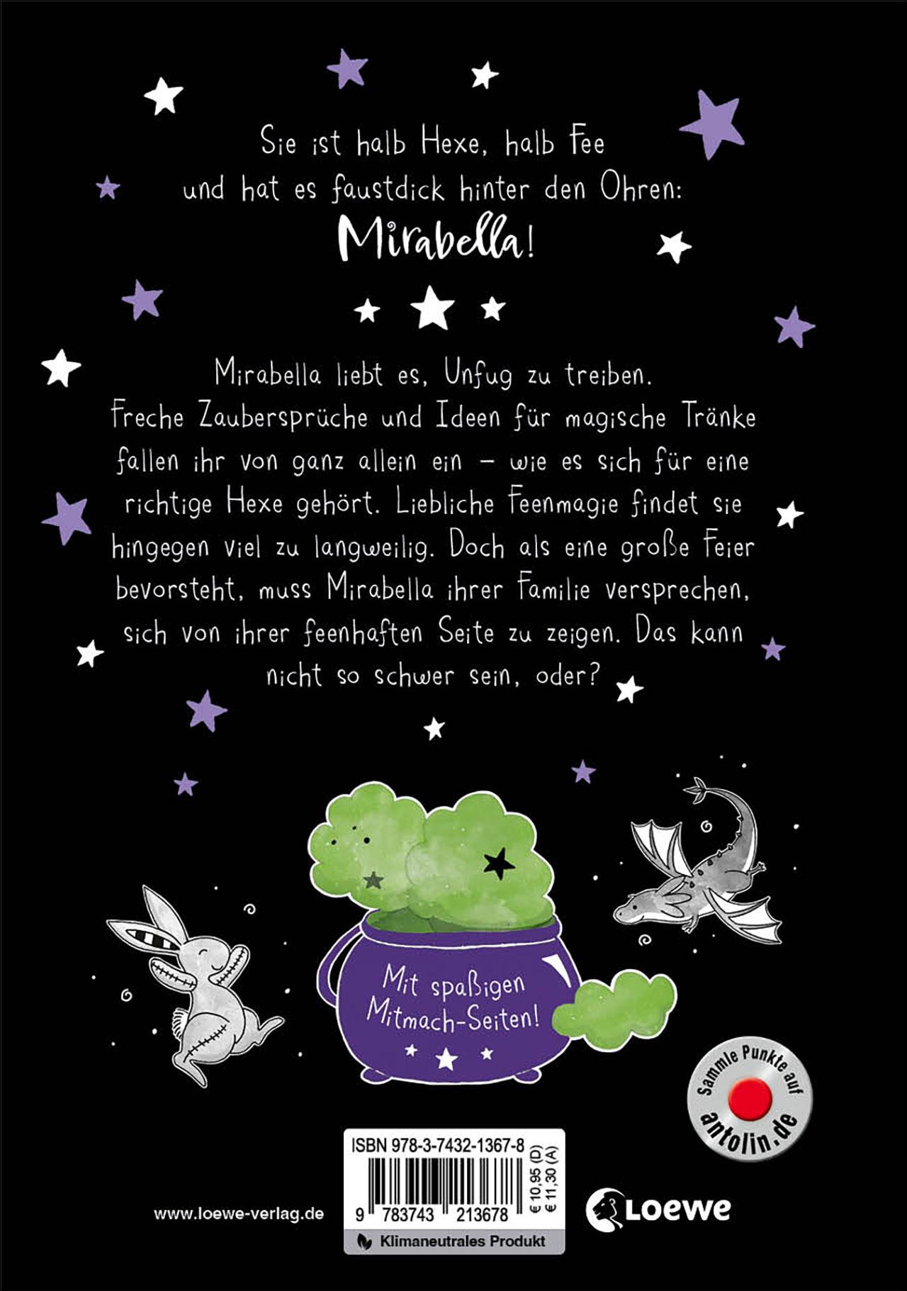 Rückseitencover Mirabella Hexenfee treibt ihr Unwesen (Band 1)