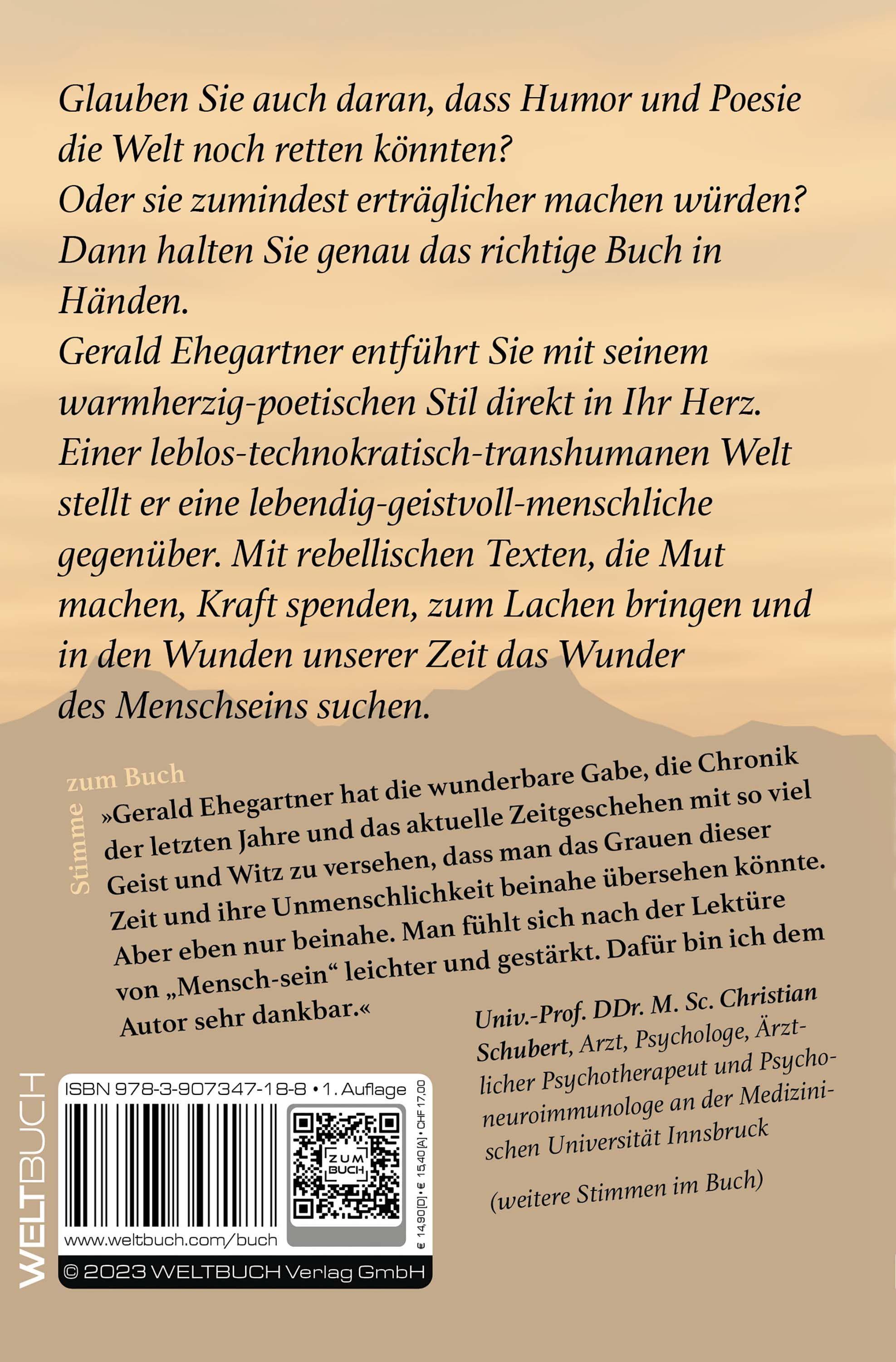 Vorderes Coverbild Menschsein
