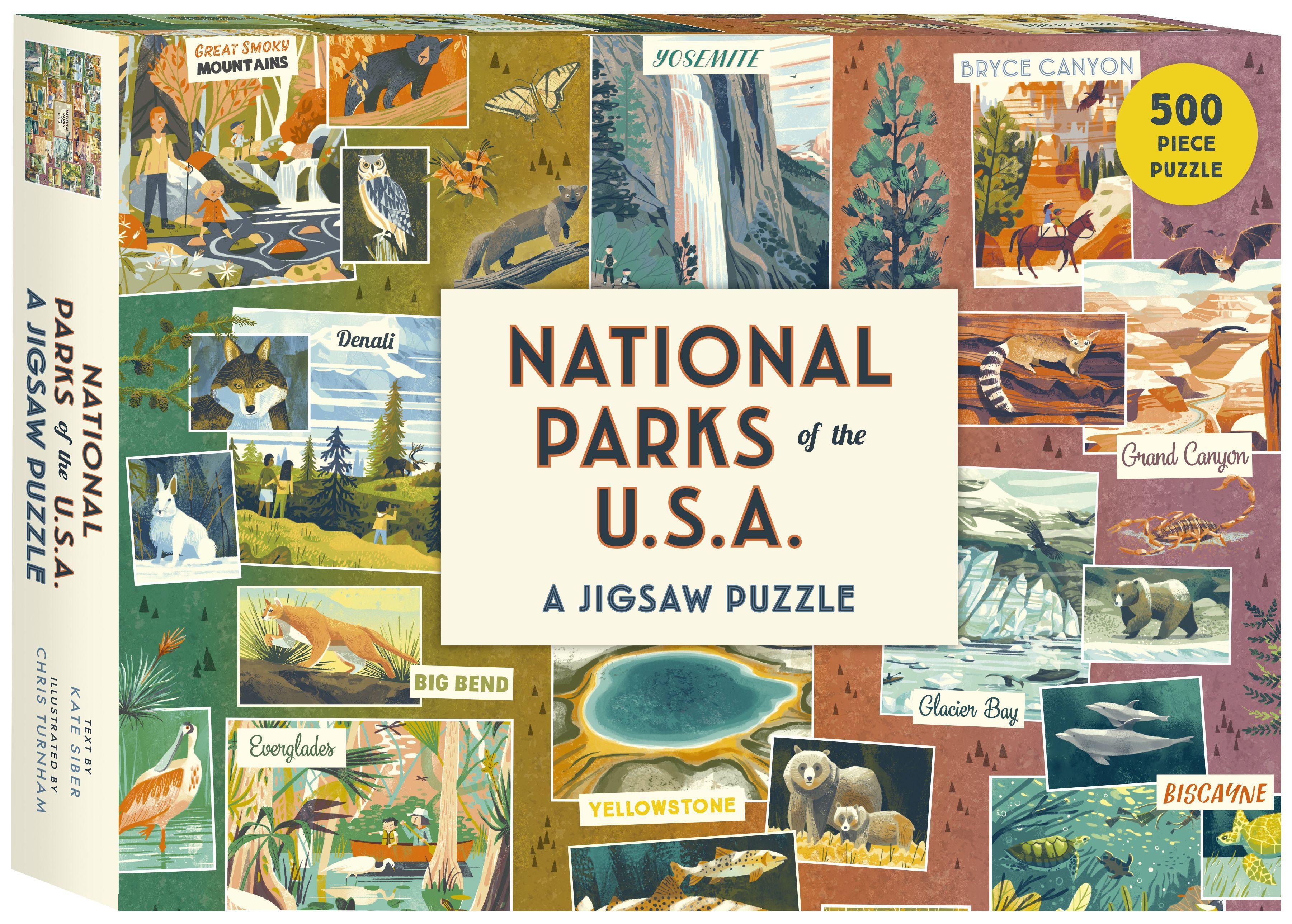 Vorderes Coverbild National Parks of the USA a Jigsaw Puzzle