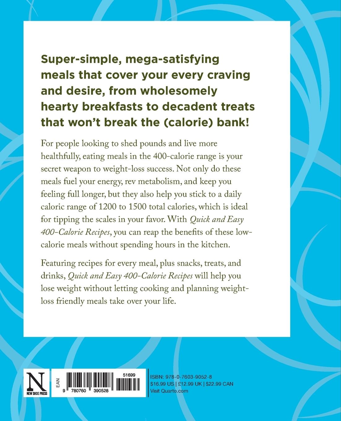 Rückseitencover Quick and Easy 400-Calorie Recipes