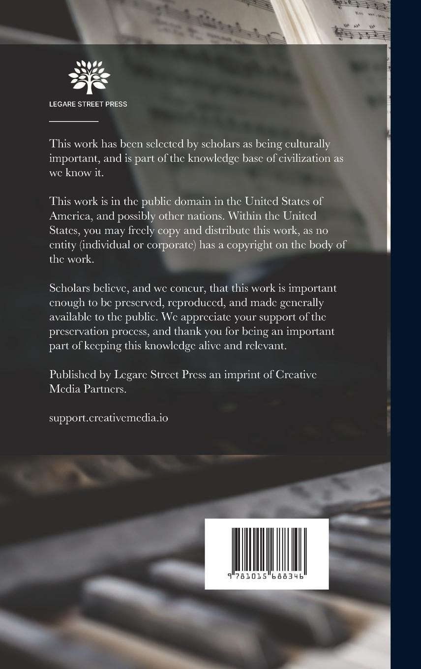 Rückseitencover Biographie Von Ludwig Van Beethoven, Erster Theil