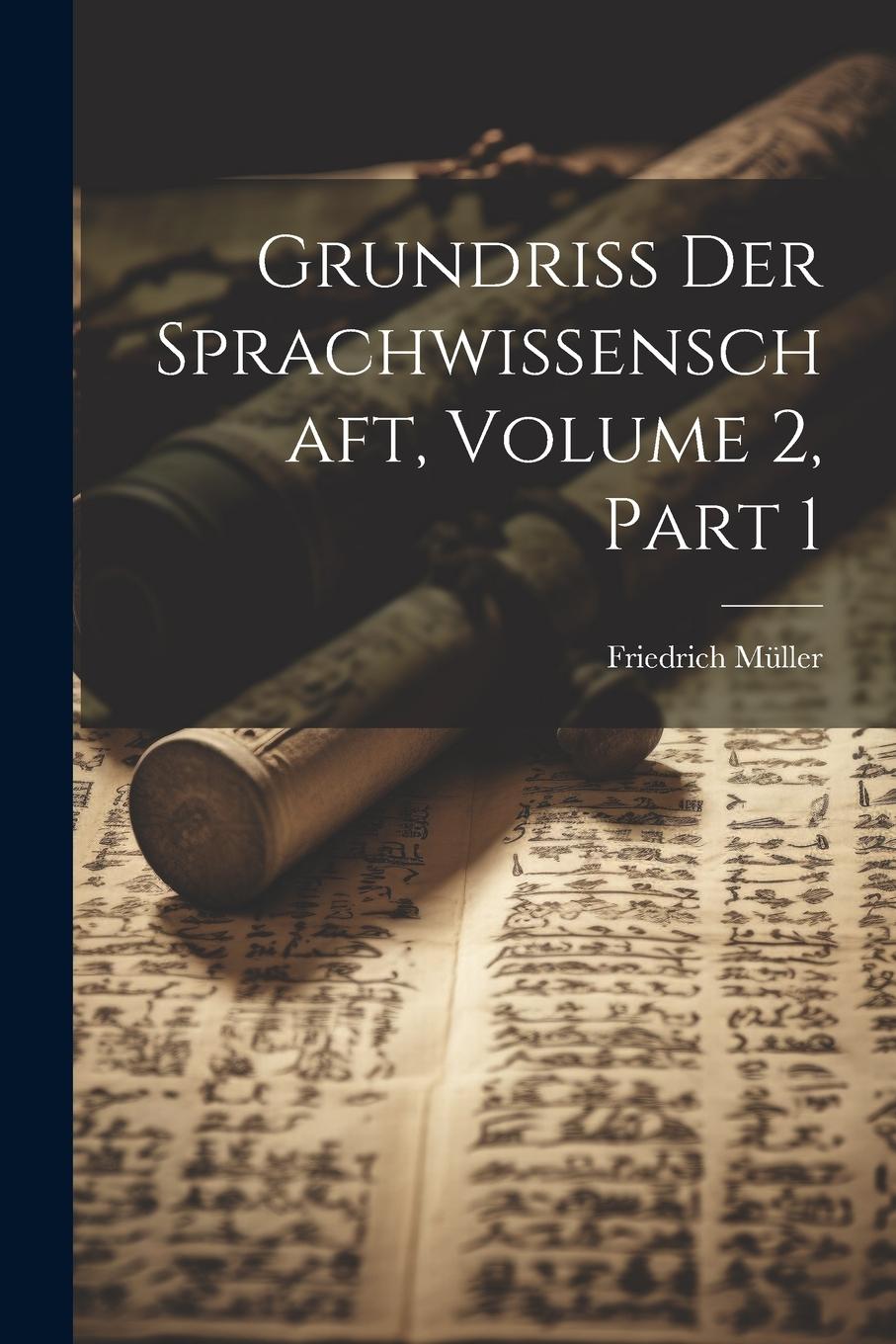 Vorderes Coverbild Grundriss Der Sprachwissenschaft, Volume 2, part 1