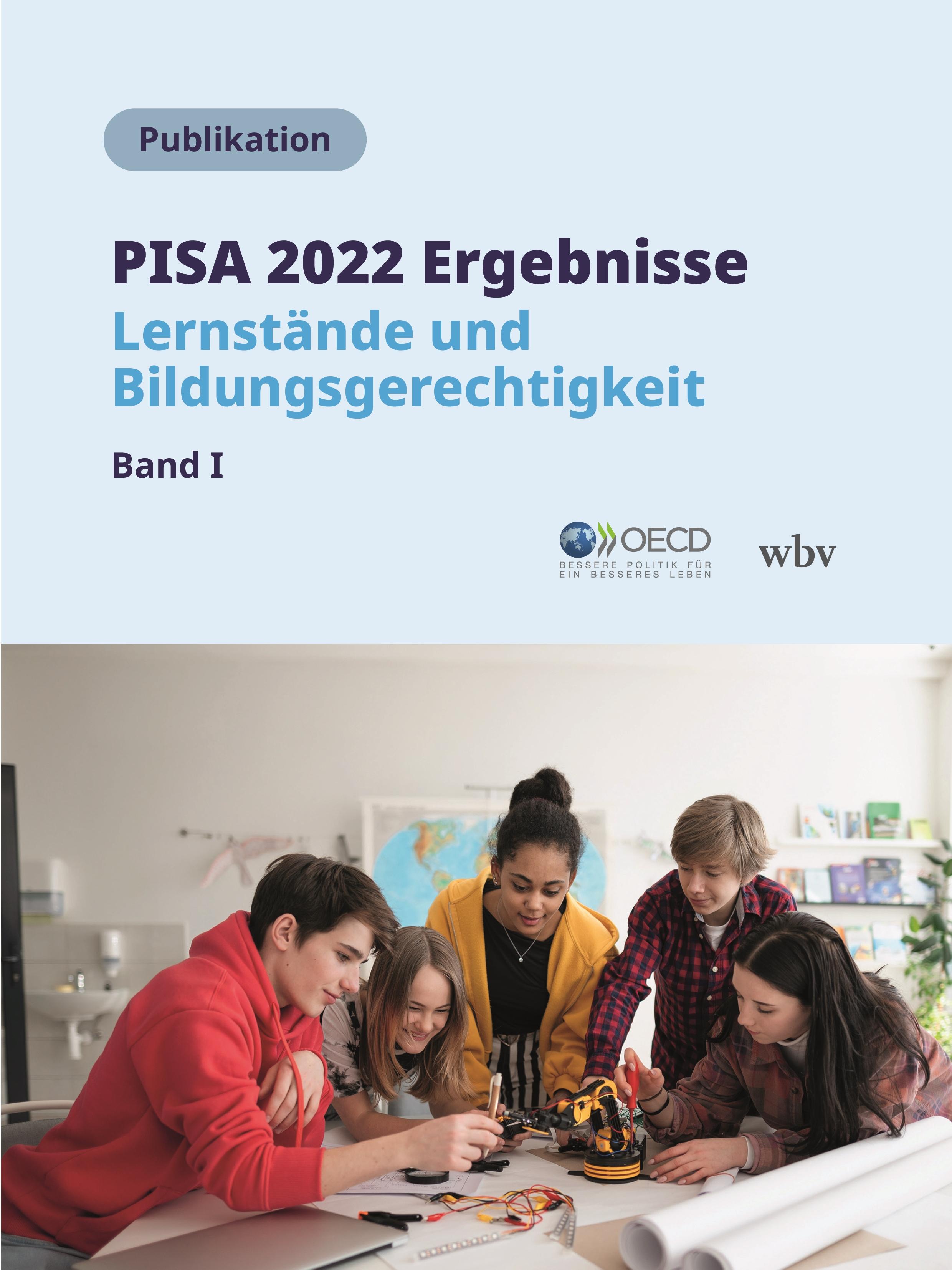 Vorderes Coverbild PISA 2022 Ergebnisse (Band I)