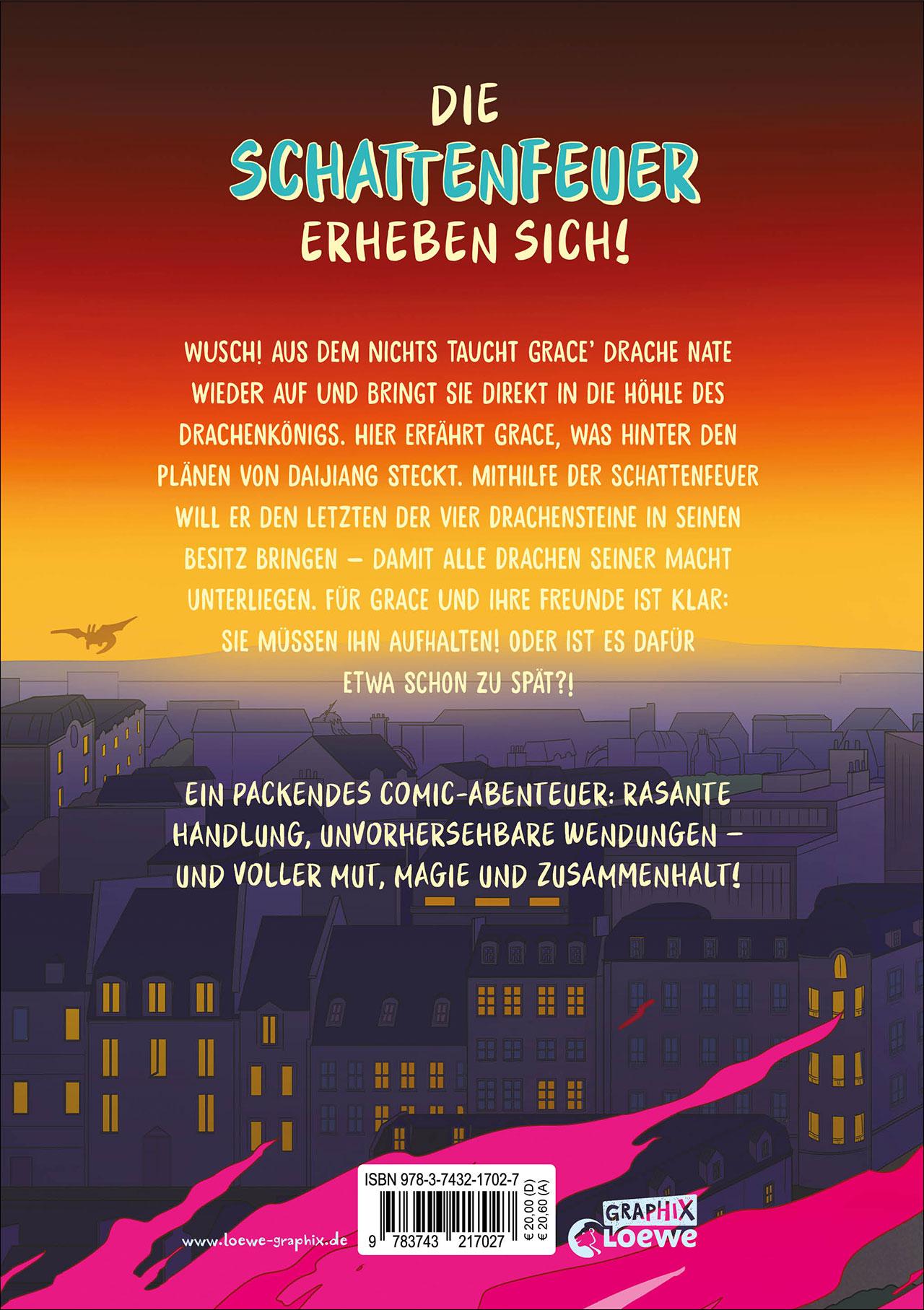 Rückseitencover City Of Dragons (Band 2) - Angriff der Schattenfeuer