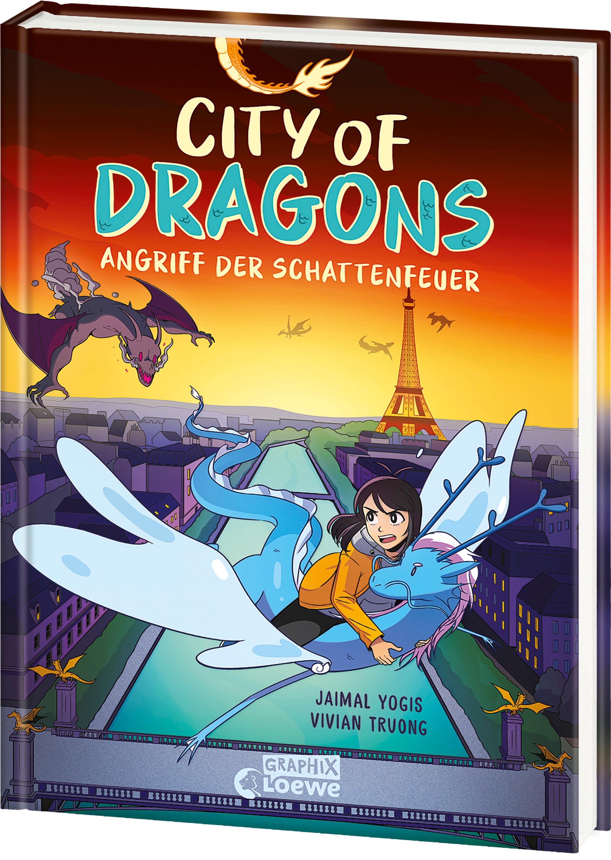 Vorderes Coverbild City Of Dragons (Band 2) - Angriff der Schattenfeuer