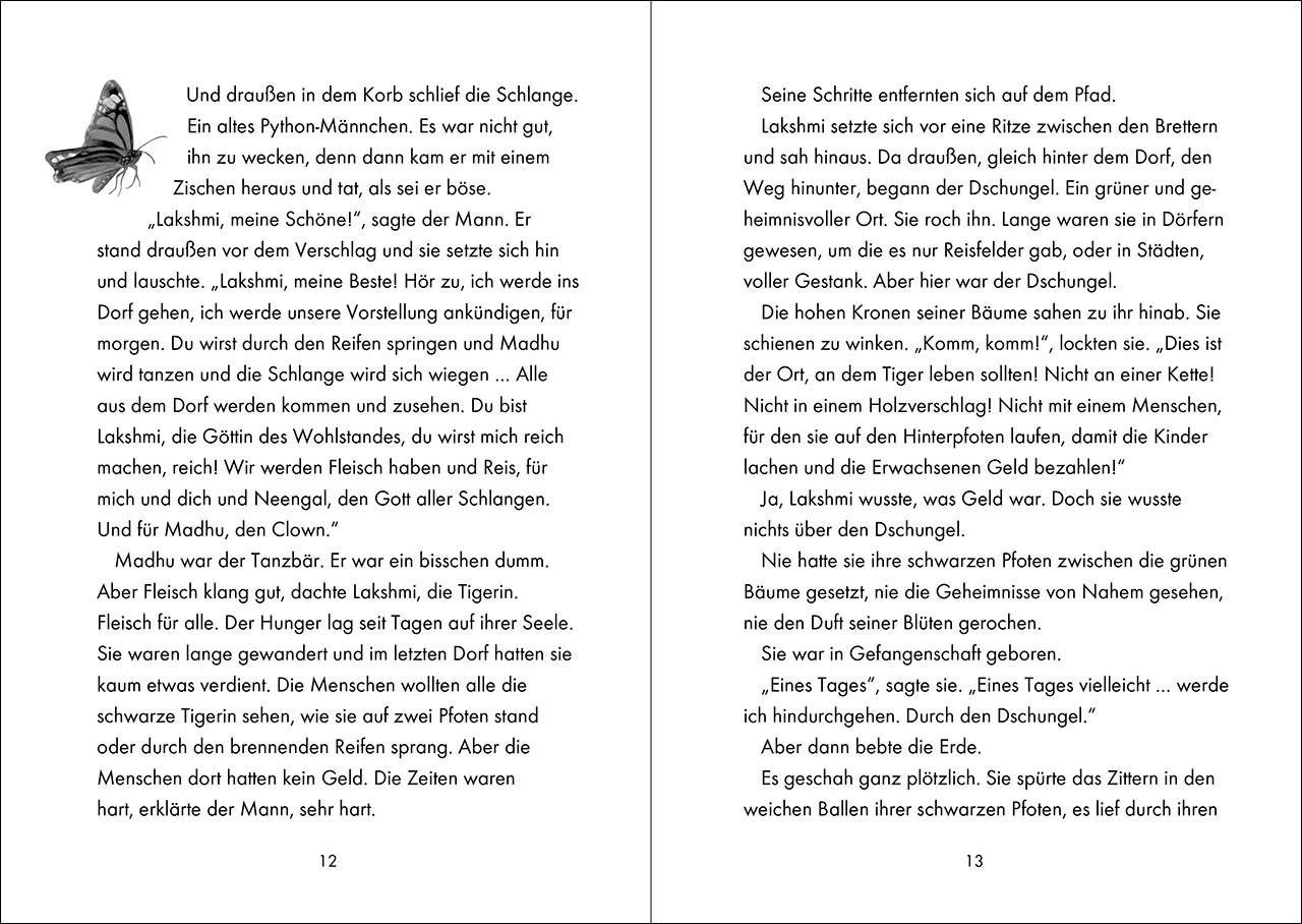 Beispielinhalt (Bild) Das geheime Leben der Tiere (Dschungel) - Die schwarze Tigerin