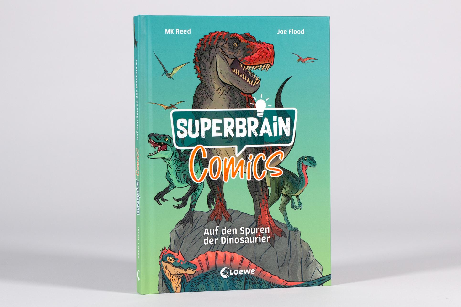 Beispielinhalt (Bild) Superbrain-Comics - Auf den Spuren der Dinosaurier