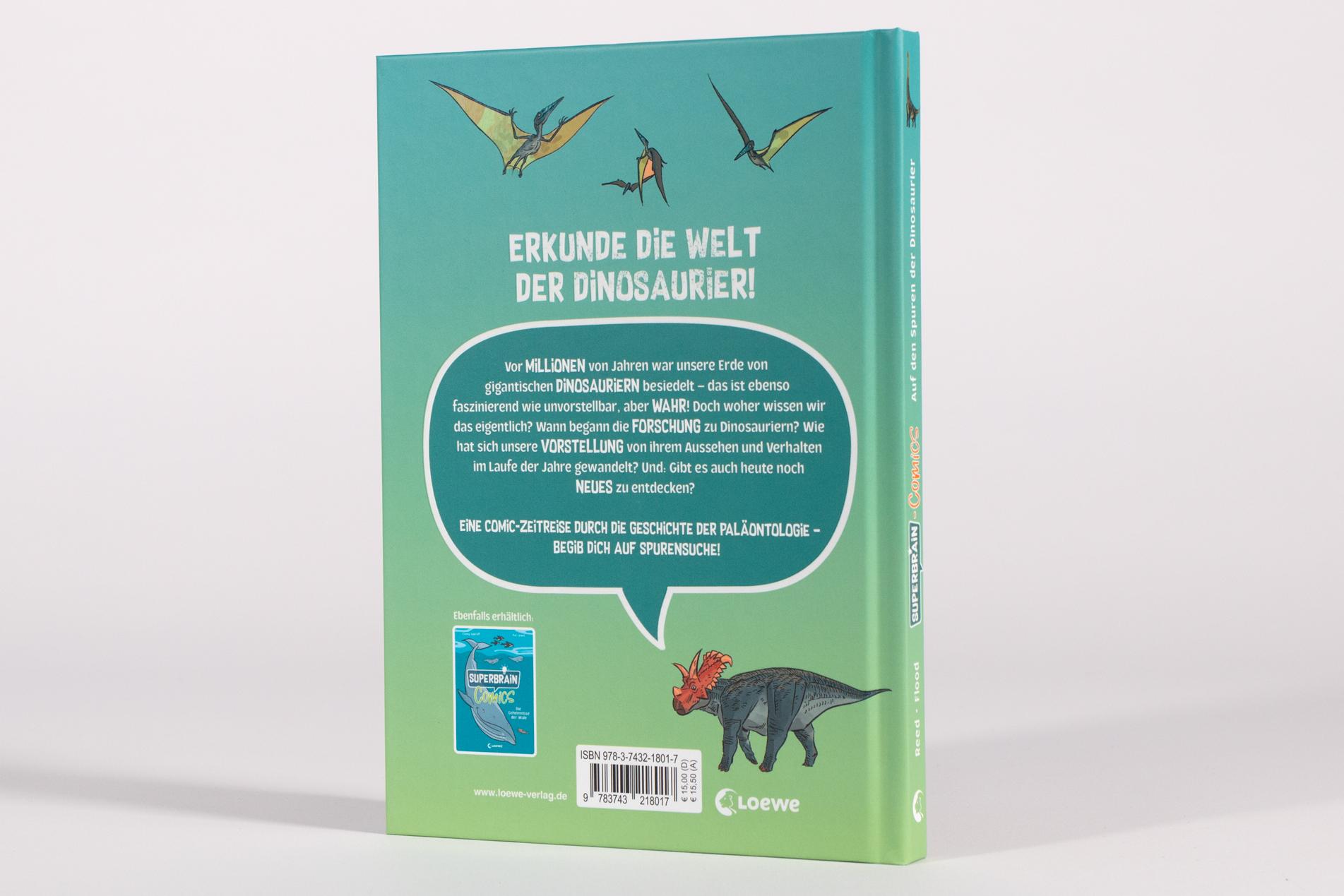 Beispielinhalt (Bild) Superbrain-Comics - Auf den Spuren der Dinosaurier