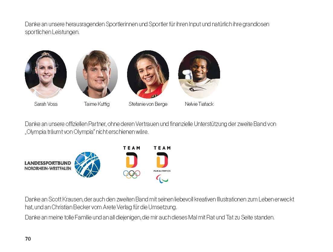 Beispielinhalt (Bild) Olympia träumt von Olympia