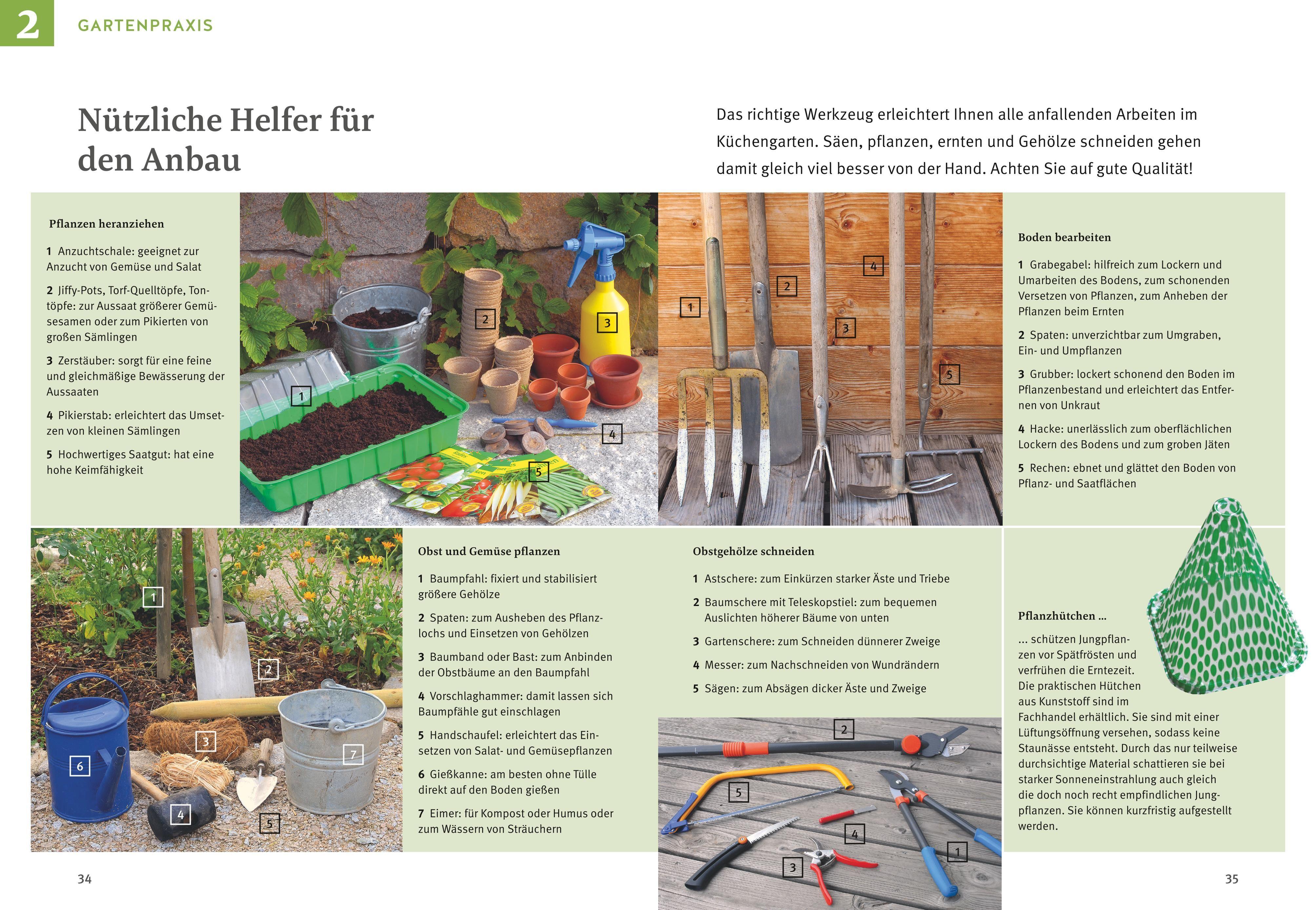 Beispielinhalt (Bild) Obst & Gemüse selbst anbauen