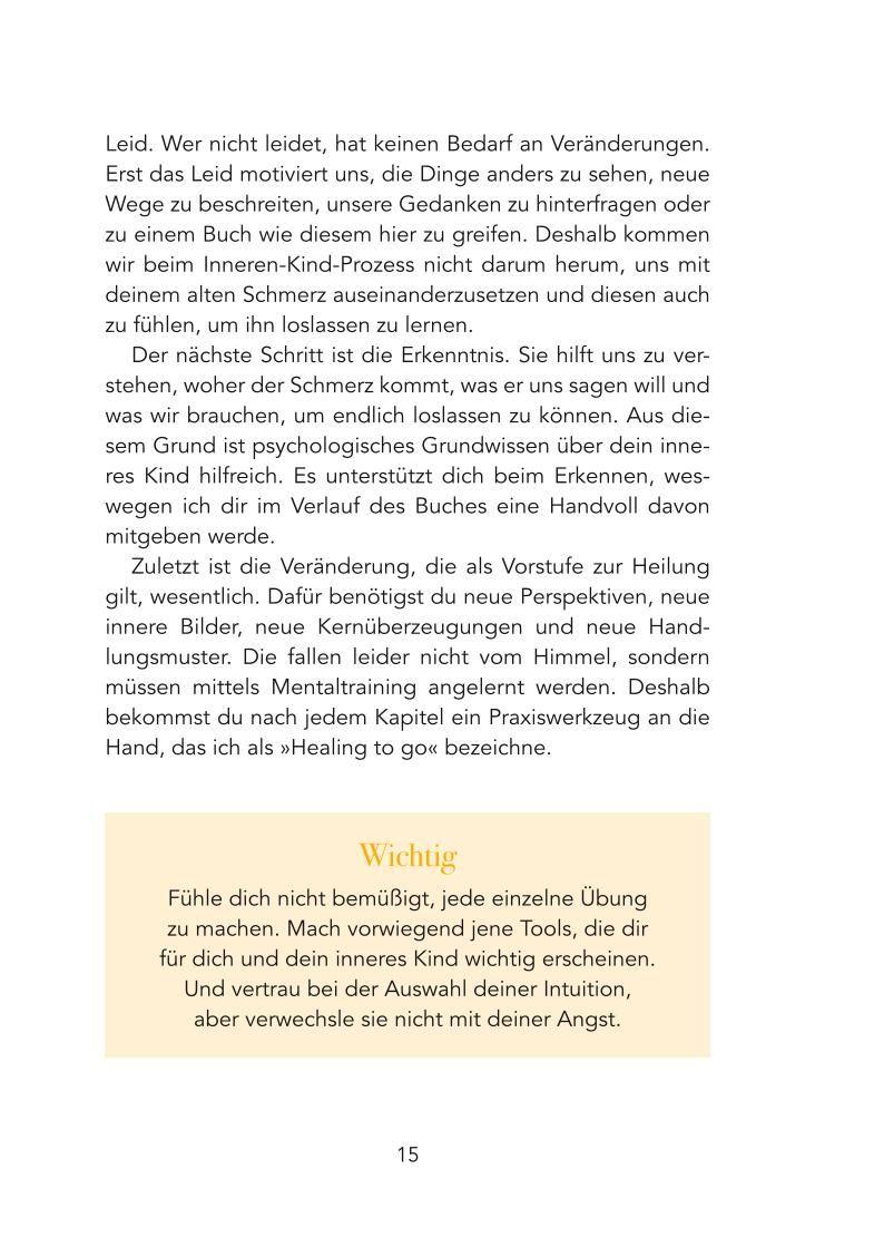 Beispielinhalt (Bild) Wenn das Kind in dir noch immer weint