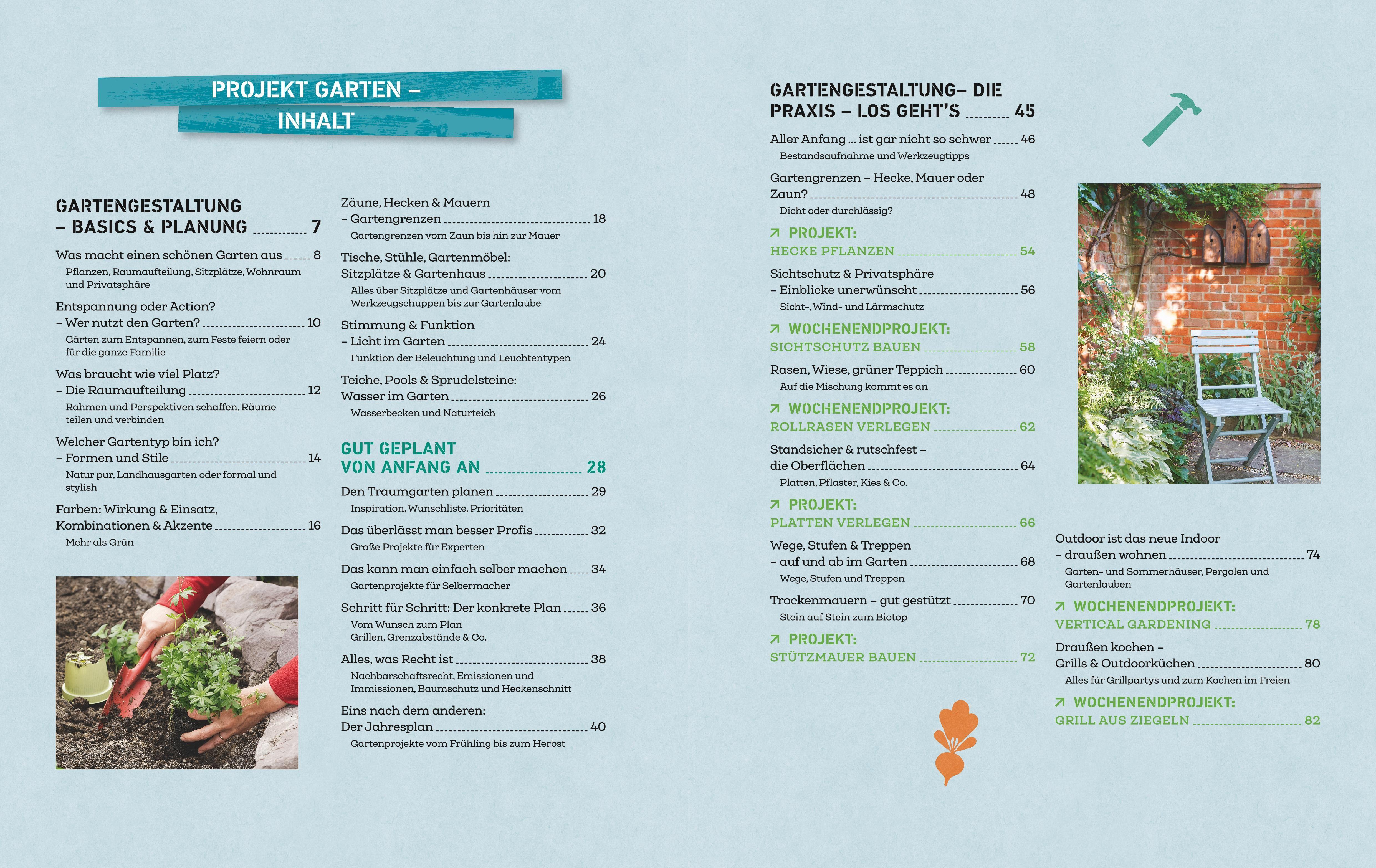 Beispielinhalt (Bild) Projekt Garten