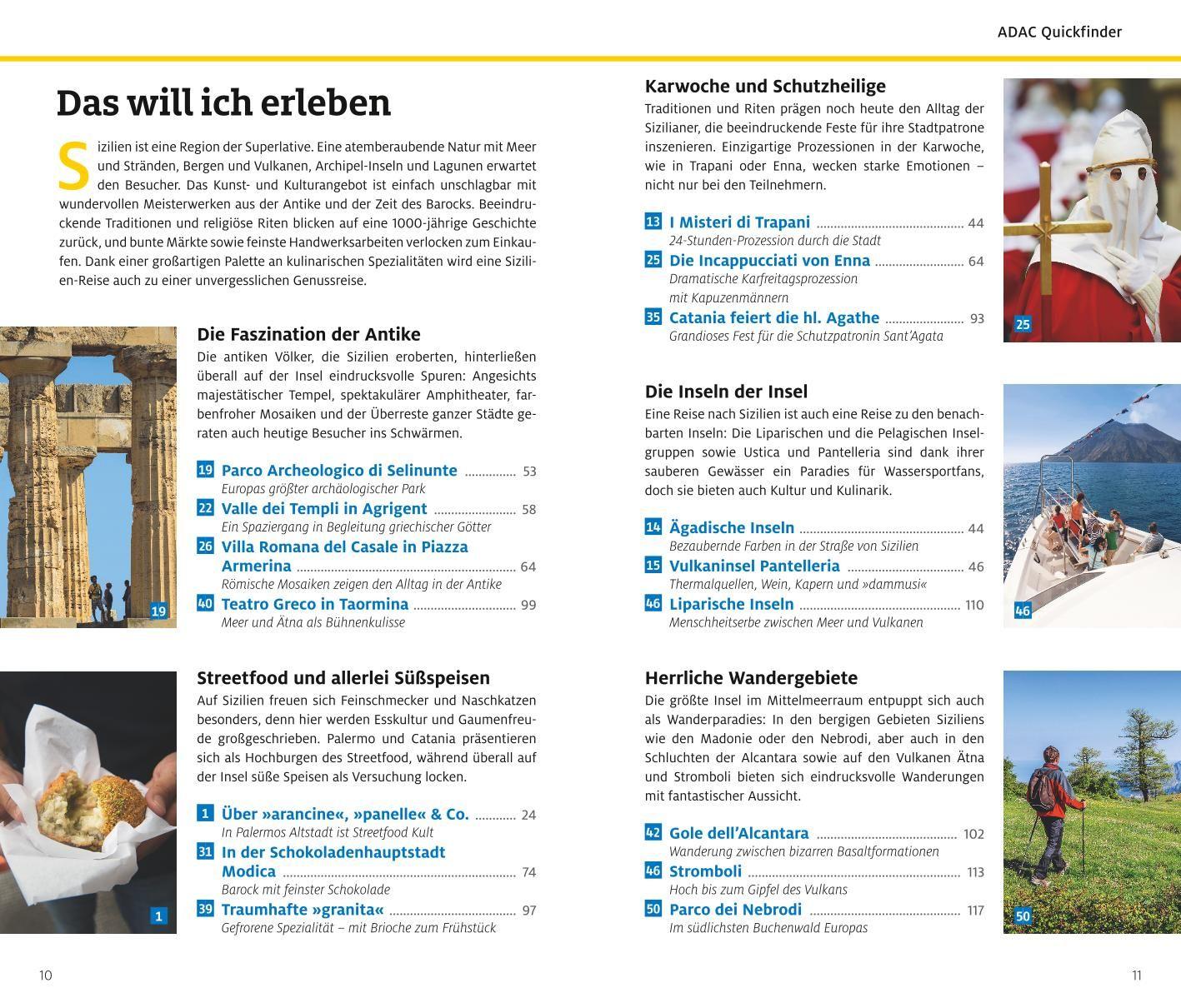 Beispielinhalt (Bild) ADAC Reiseführer Sizilien