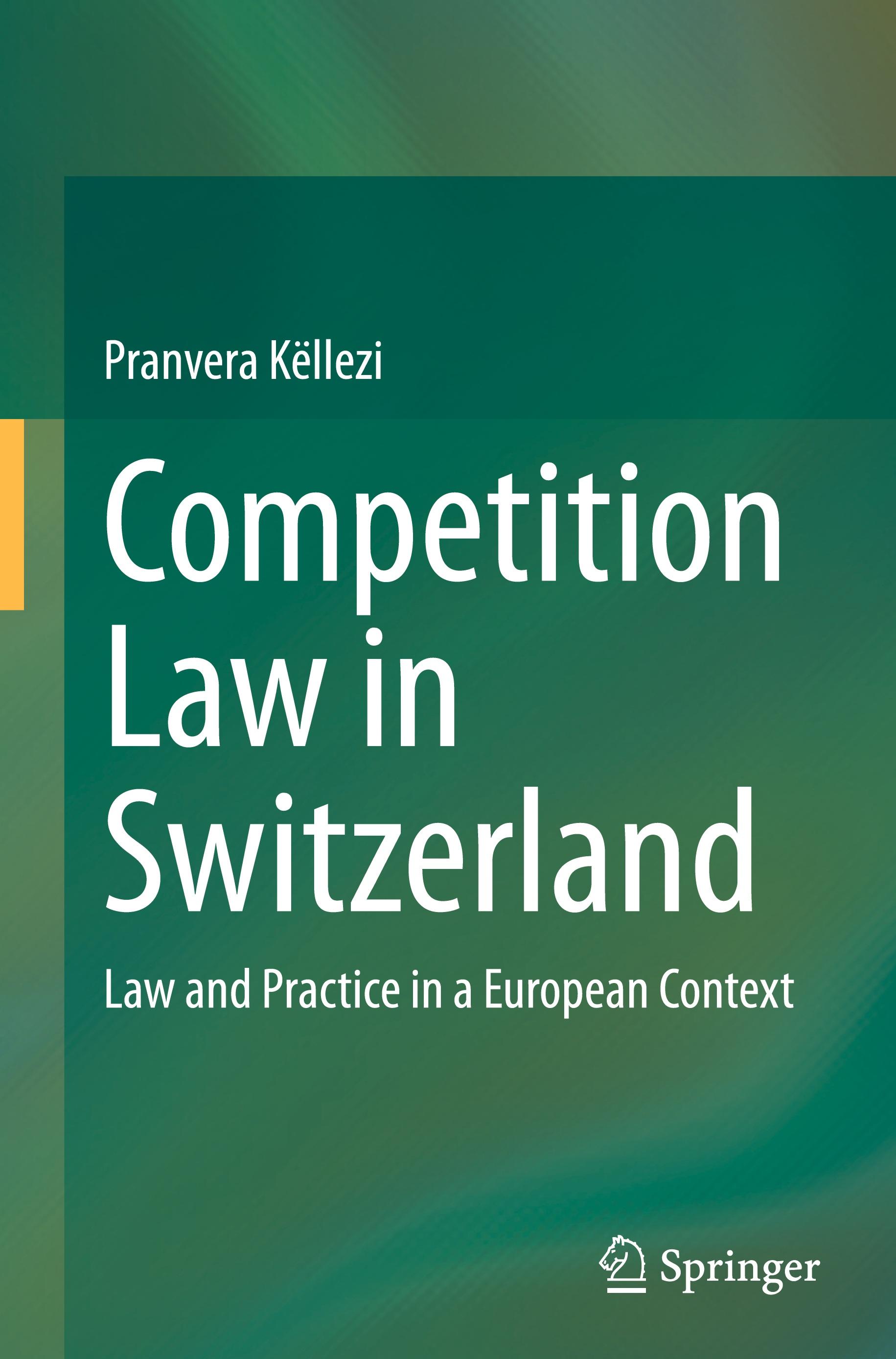 Vorderes Coverbild Competition Law in Switzerland
