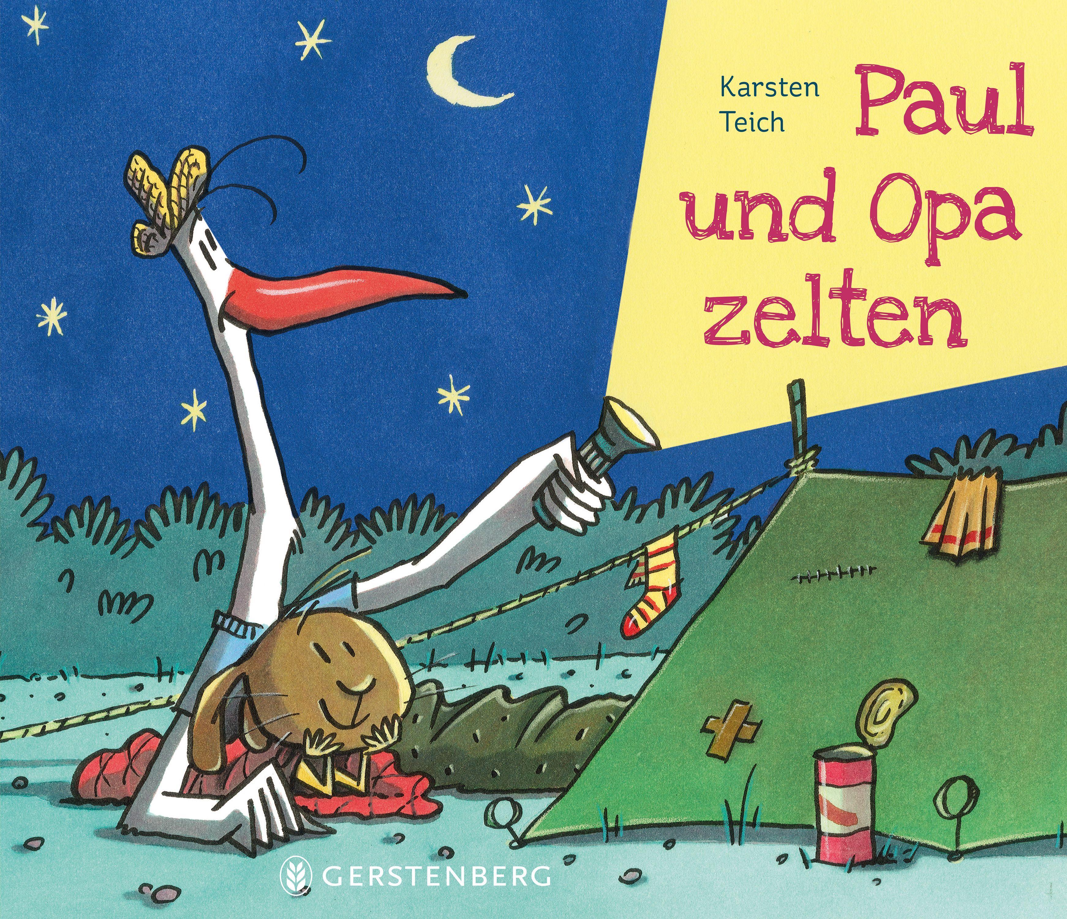 Vorderes Coverbild Paul und Opa zelten