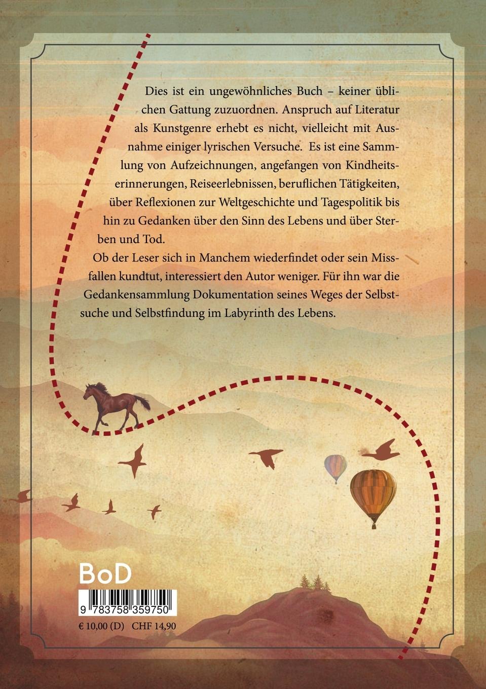 Rückseitencover Unterwegs sein und ankommen