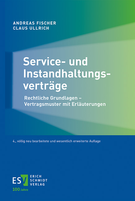 Vorderes Coverbild Service- und Instandhaltungsverträge