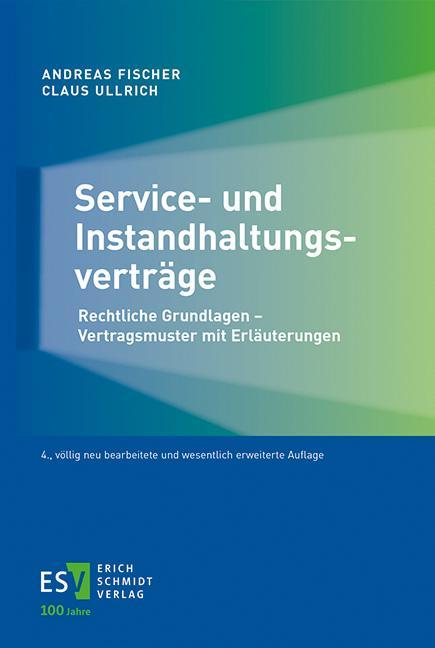 Vorderes Coverbild Service- und Instandhaltungsverträge
