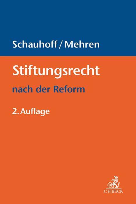 Vorderes Coverbild Stiftungsrecht nach der Reform