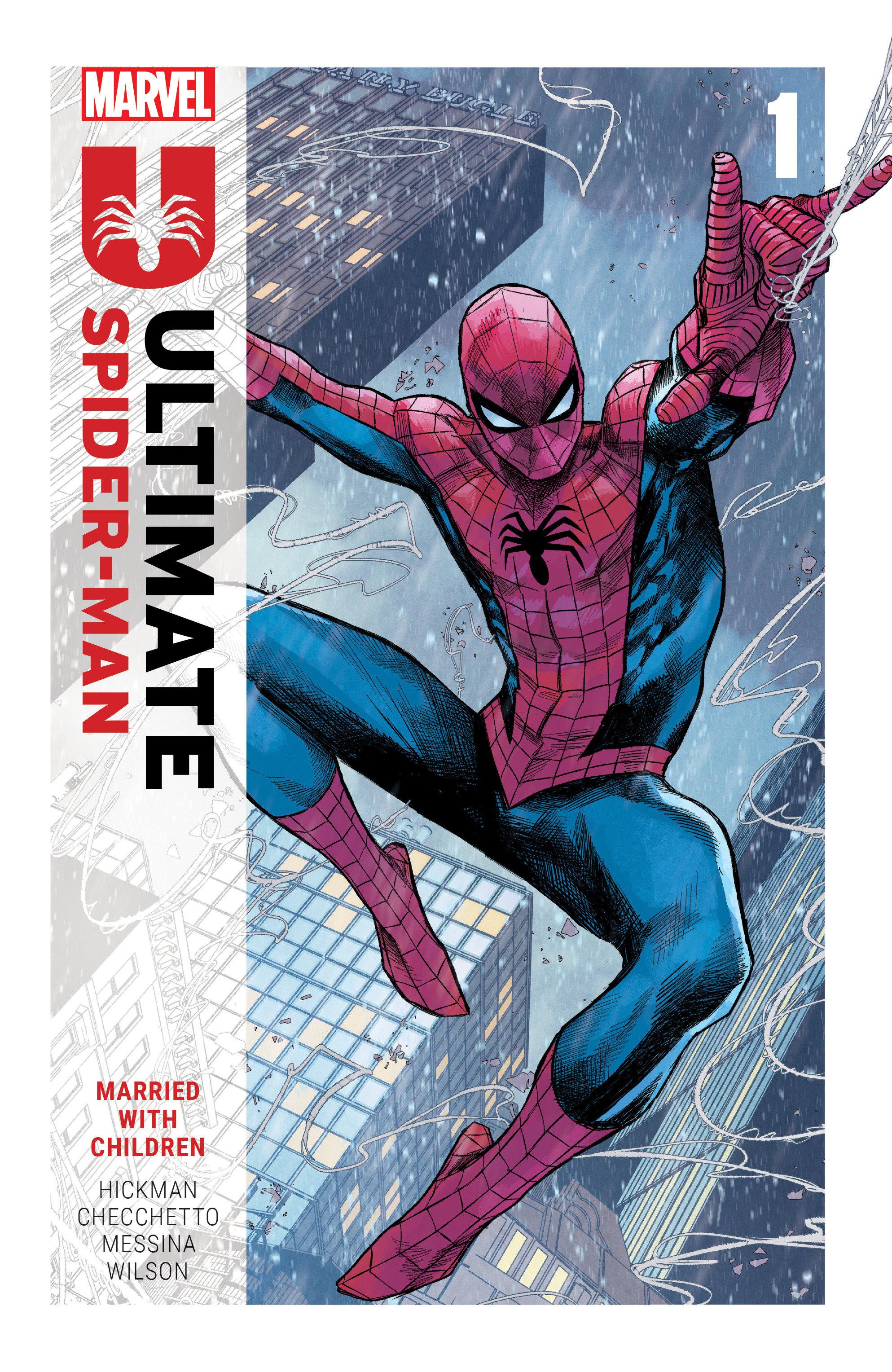 Vorderes Coverbild Ultimate Spider-Man by Jonathan Hickman Vol. 1: Married with Children