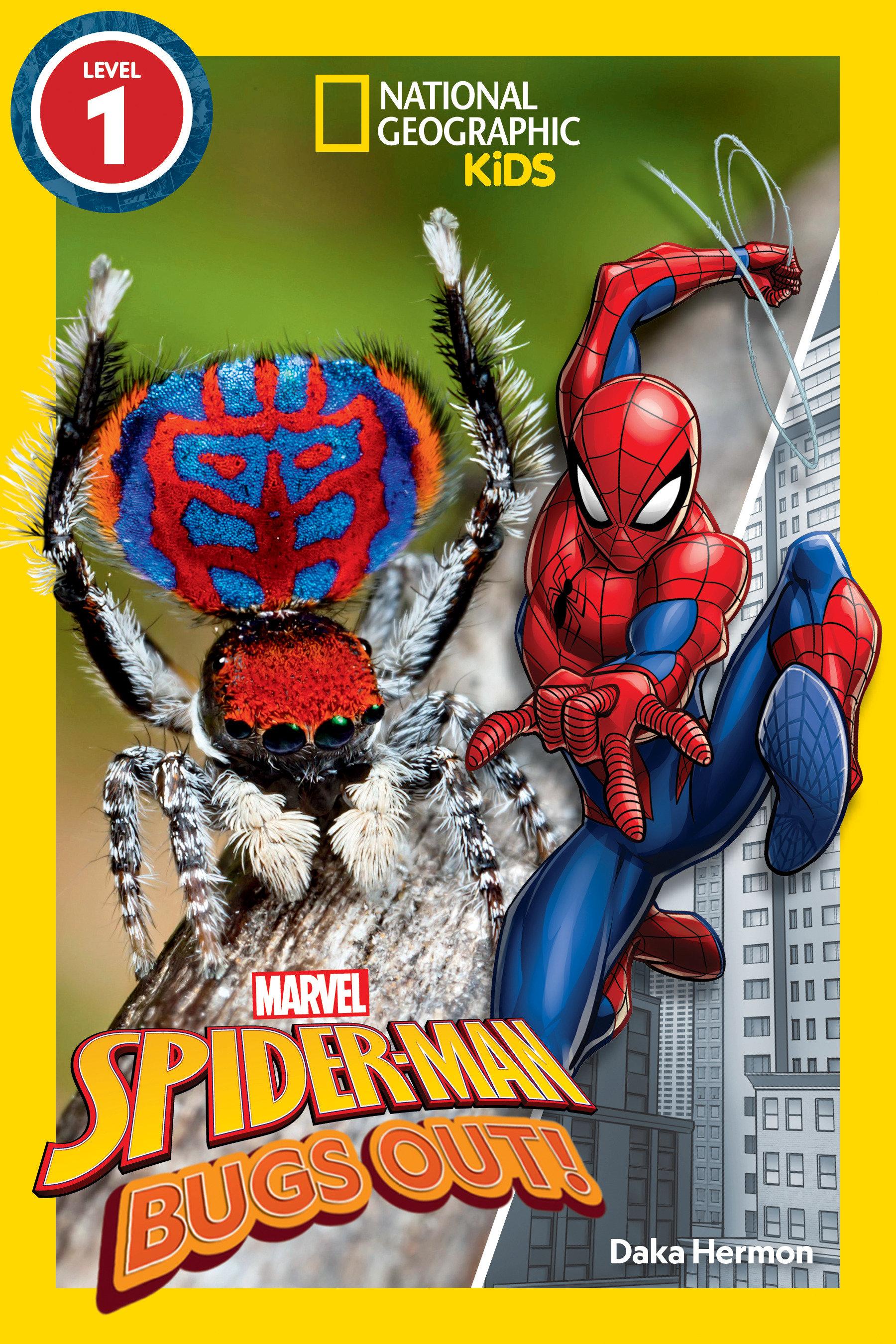 Vorderes Coverbild Marvel's Spider-Man Bugs Out! (National Geographic Kids Readers, Level 1)