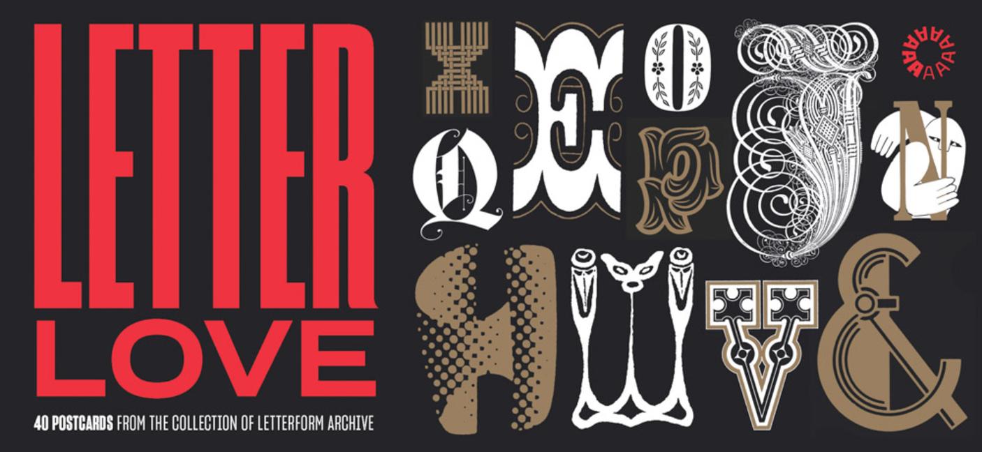 Vorderes Coverbild Letter Love: 40 Postcards from the Collection of Letterform Archive