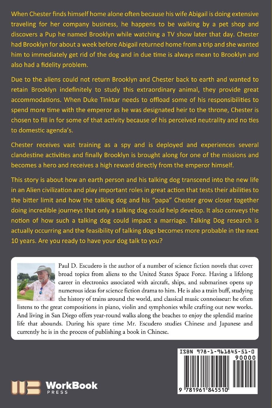 Rückseitencover Brooklyn, Galaxy Traveling Talking Dog