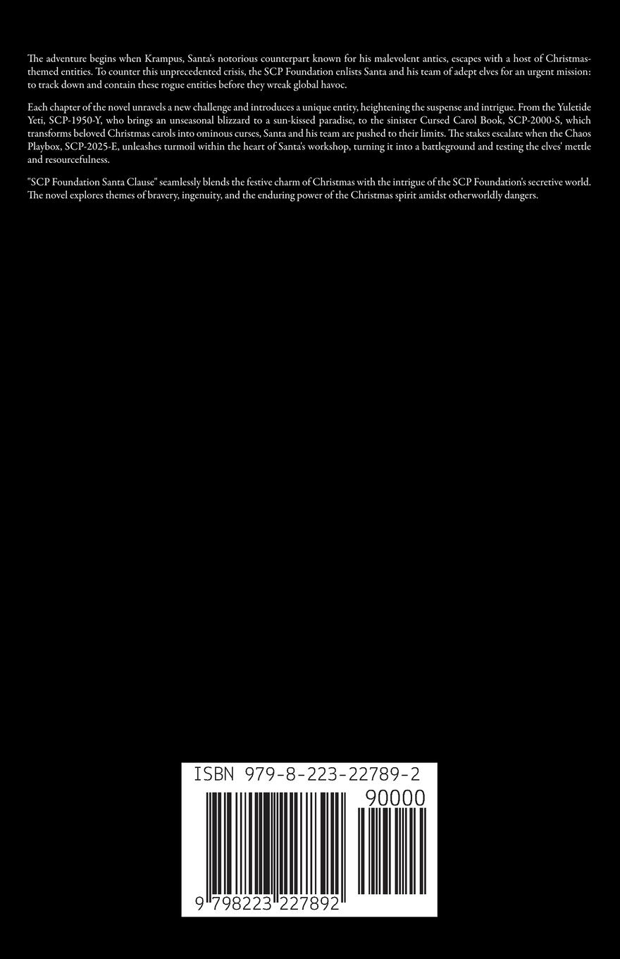 Rückseitencover SCP Foundation Santa Clause