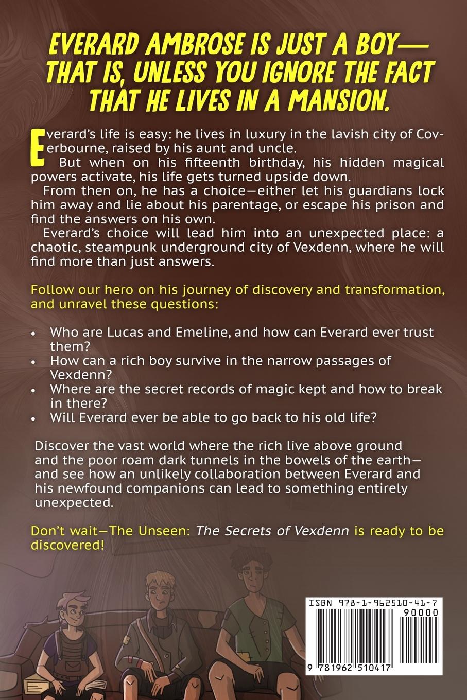 Rückseitencover The Secrets of Vexdenn