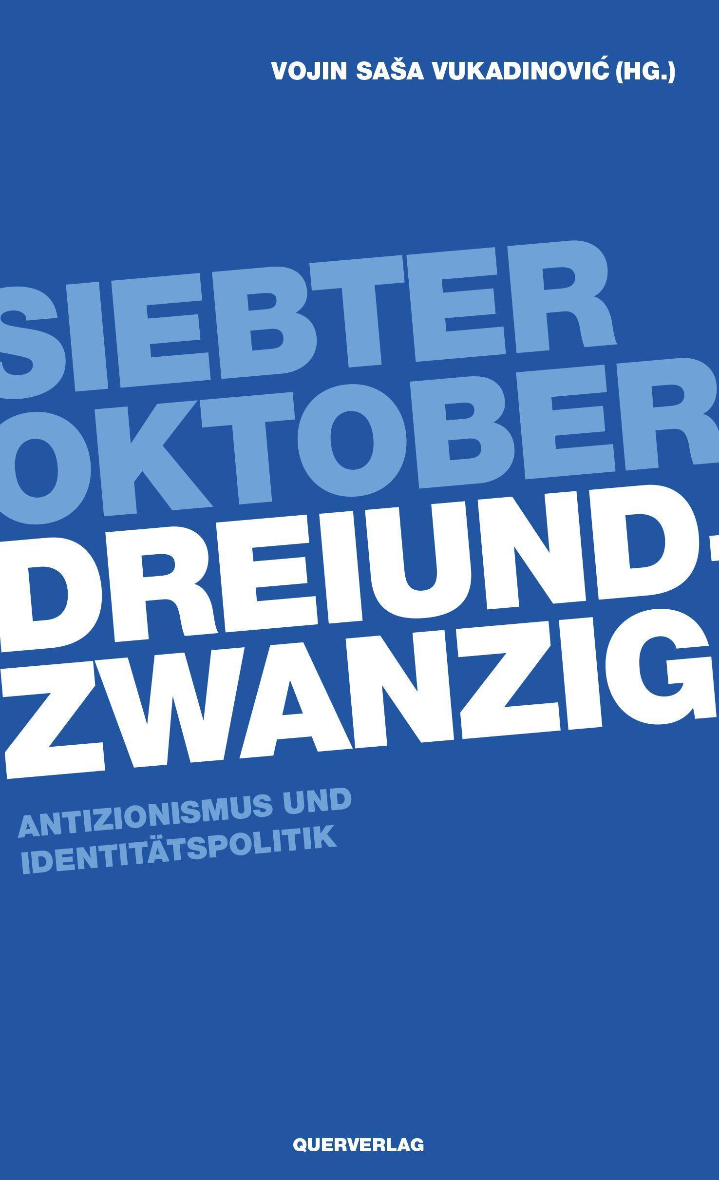Vorderes Coverbild Siebter Oktober Dreiundzwanzig