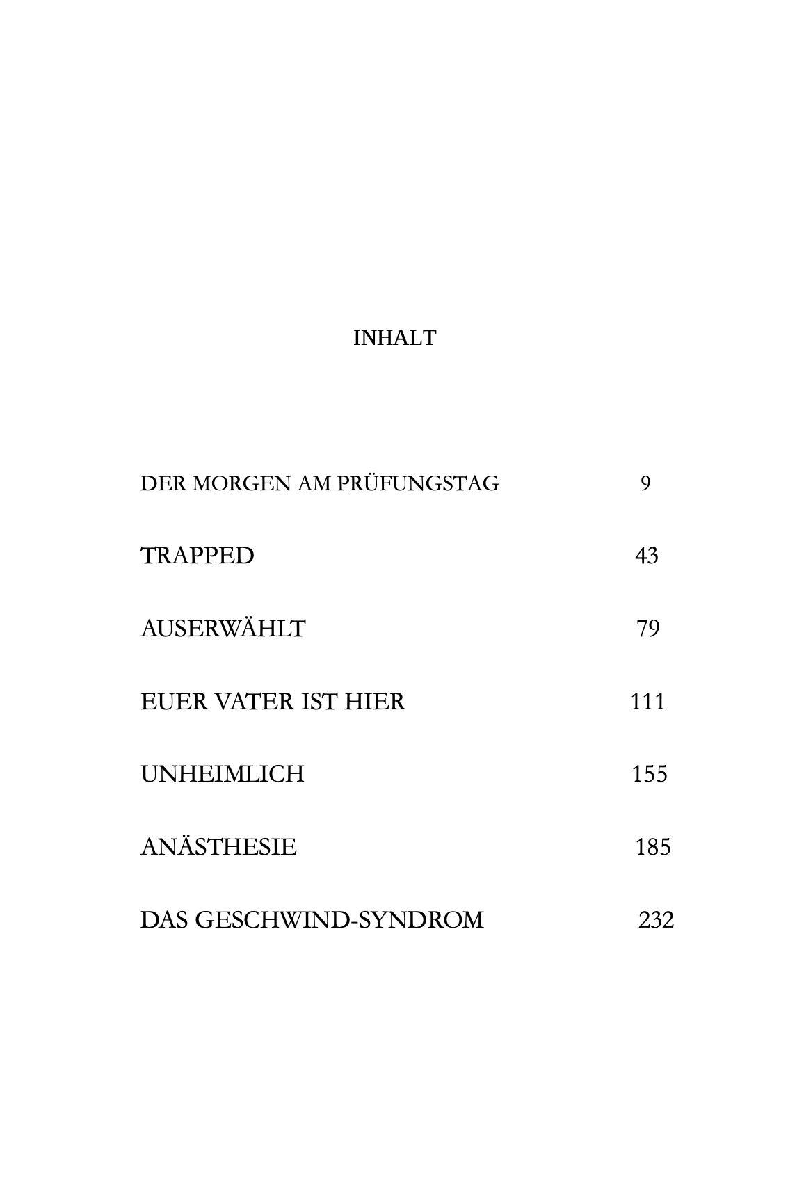 Beispielinhalt (Bild) Unheimlich