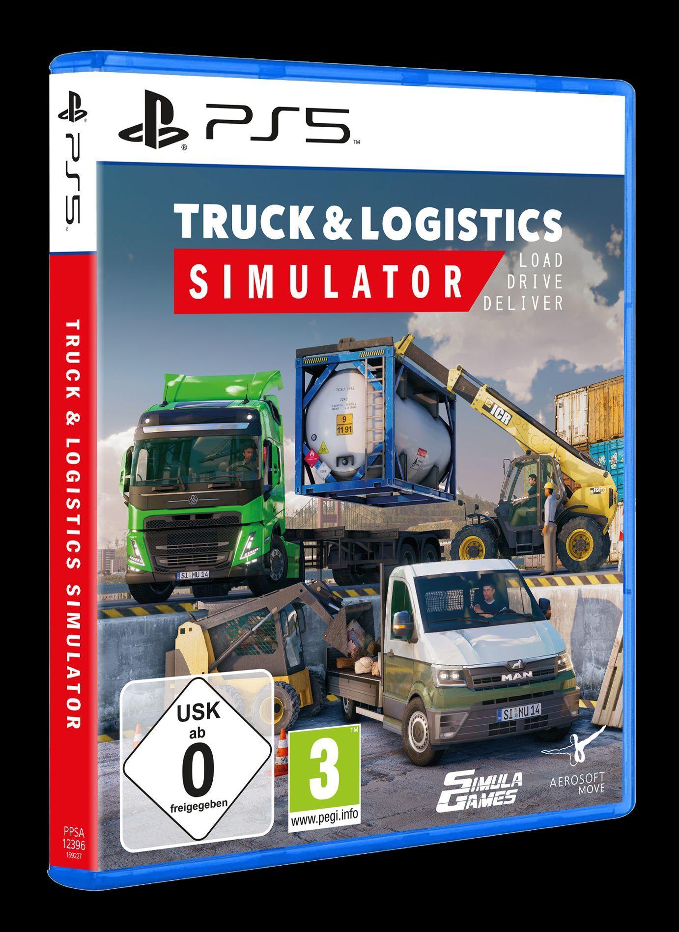 Vorderes Coverbild Truck & Logistics Simulator (PlayStation PS5)