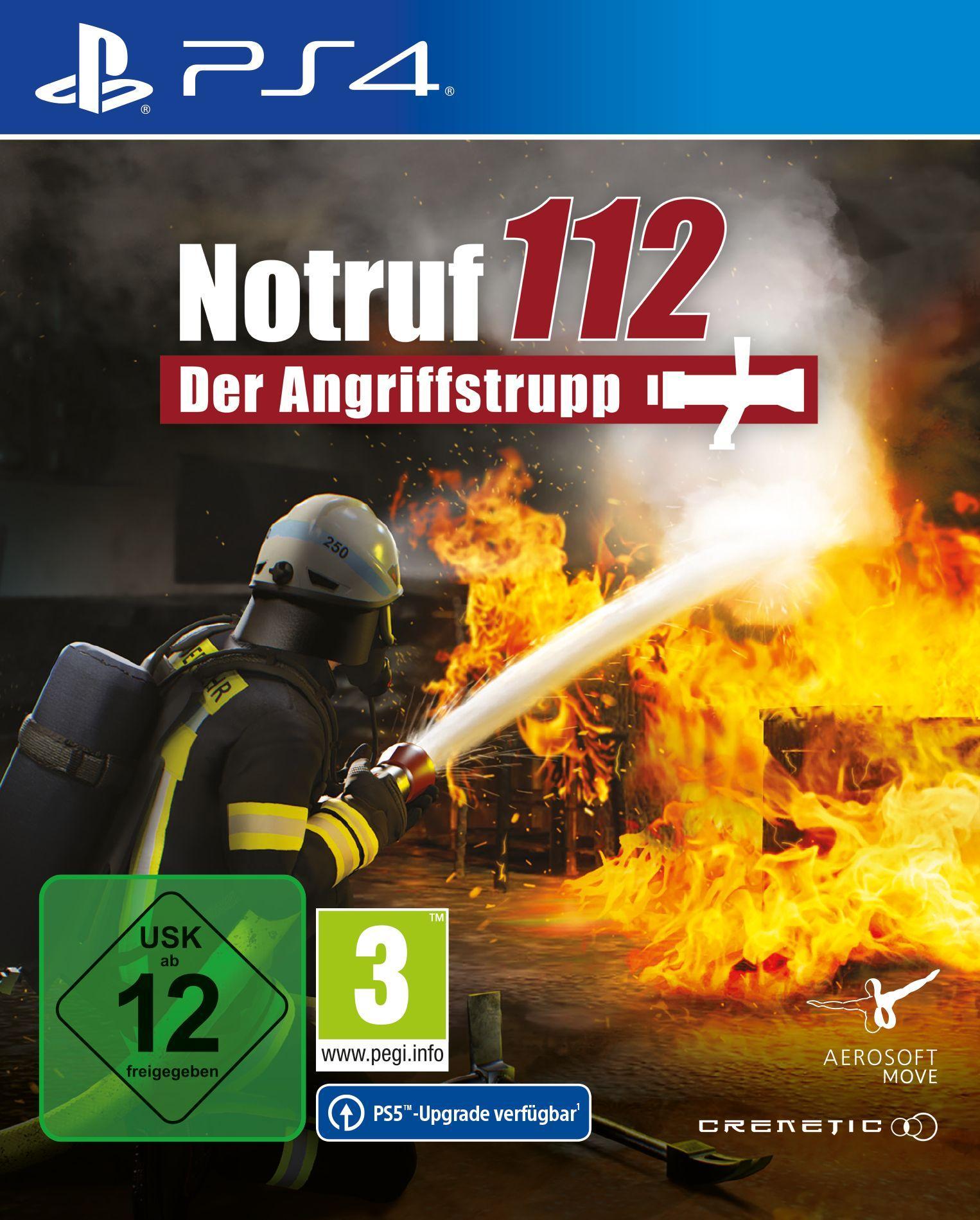 Vorderes Coverbild Notruf 112 - Der Angriffstrupp (PlayStation PS4)