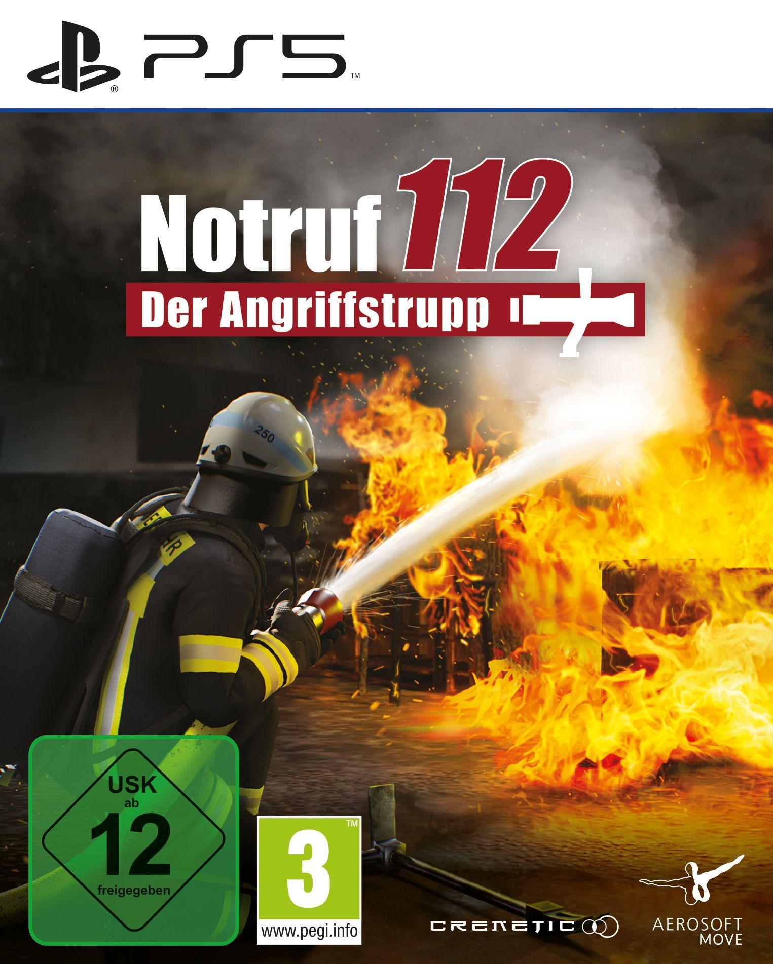 Vorderes Coverbild Notruf 112 - Der Angriffstrupp (PlayStation PS5)