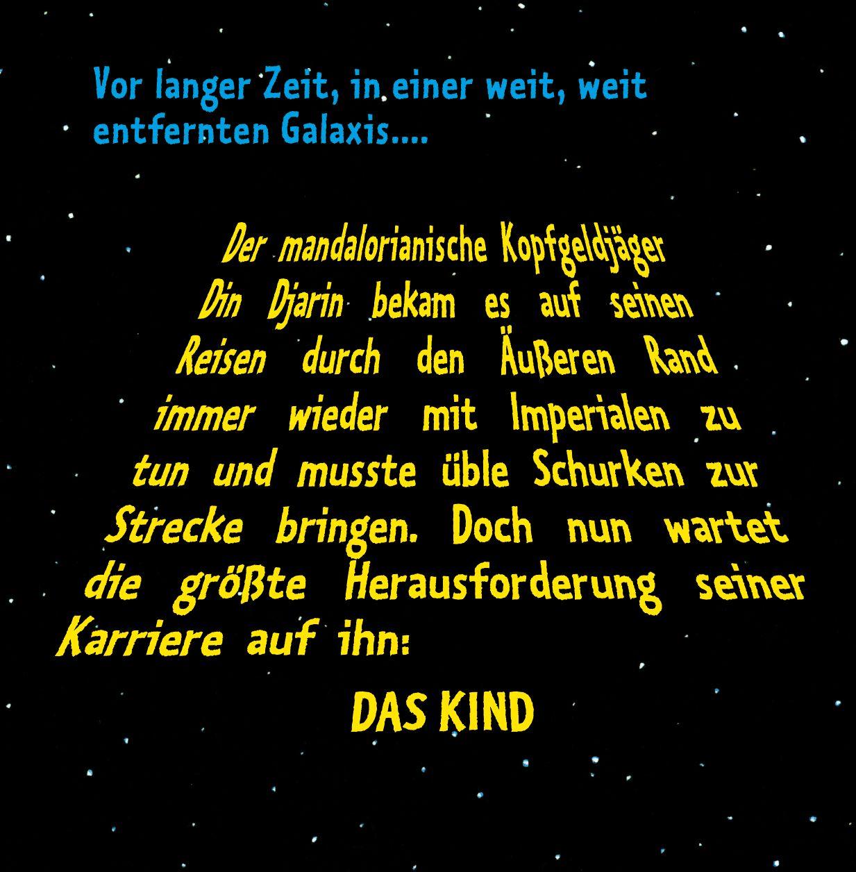 Beispielinhalt (Bild) Star Wars: Der Mandalorianer und das Kind