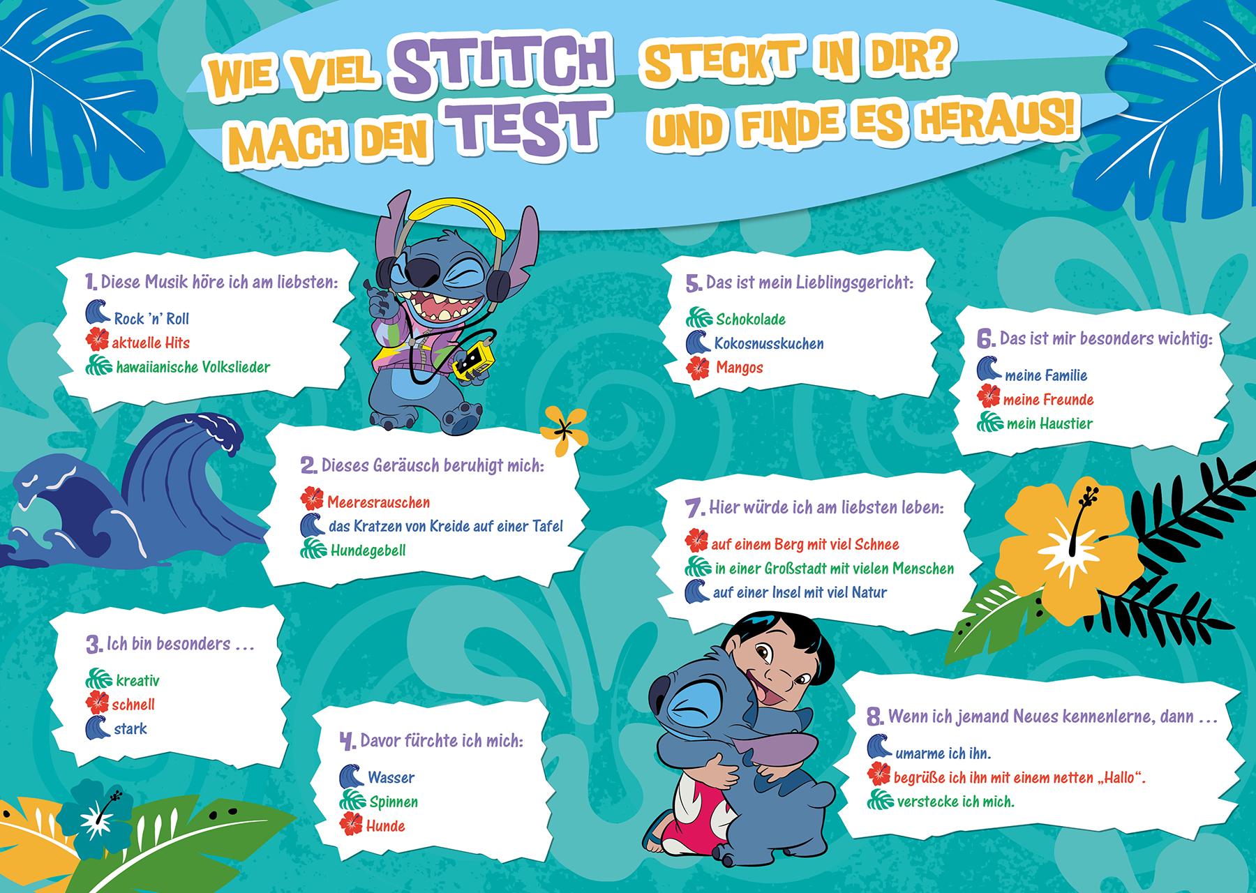 Beispielinhalt (Bild) Disney Stitch: Meine Freunde