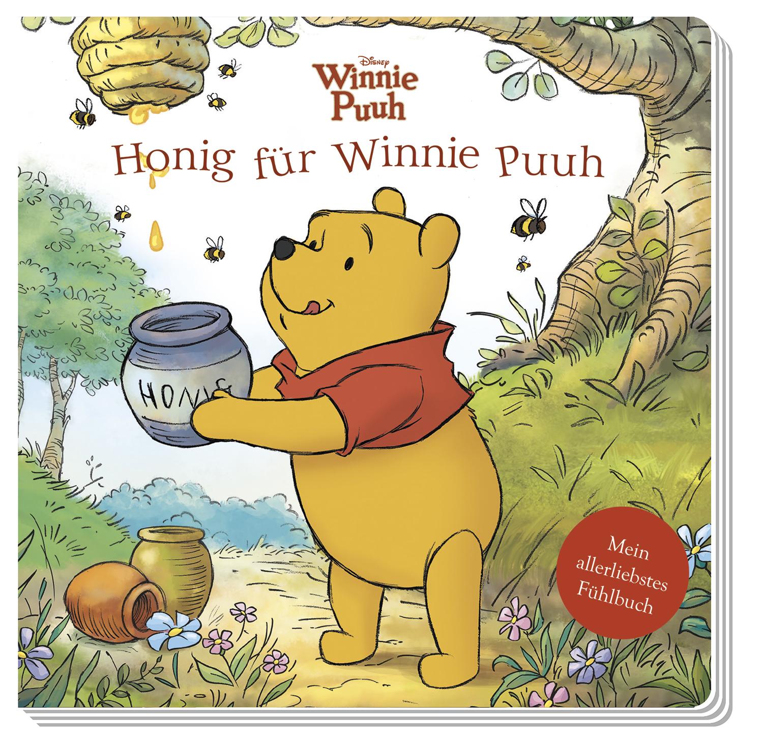 Vorderes Coverbild Disney Winnie Puuh: Honig für Winnie Puuh - Mein allerliebstes Fühlbuch