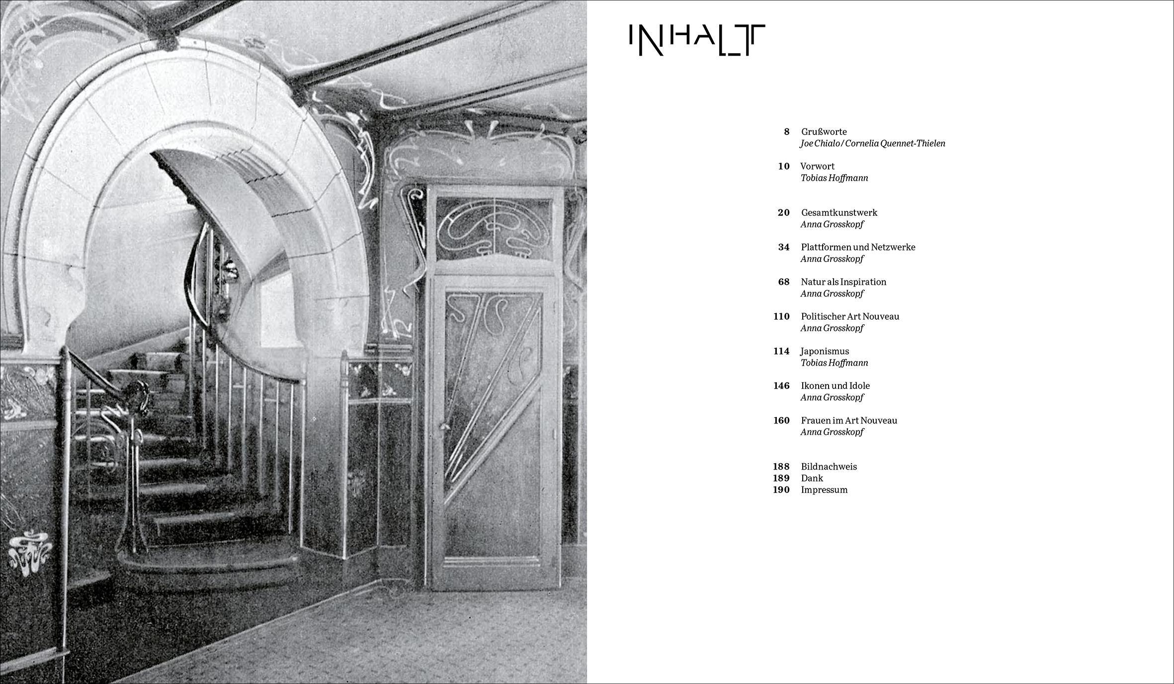 Beispielinhalt (Bild) Art Nouveau um 1900