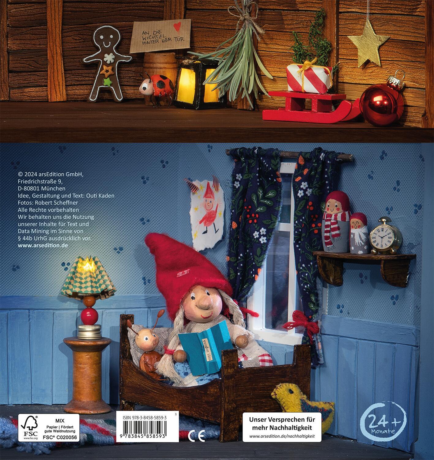 Rückseitencover Advent im Wichtelhaus